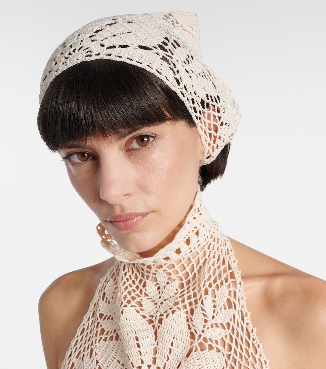 Crochet cotton scarf | Magda Butrym