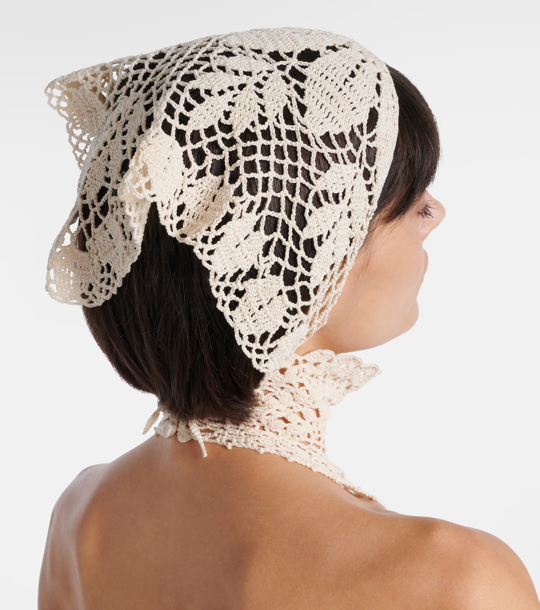 Crochet cotton scarf | Magda Butrym