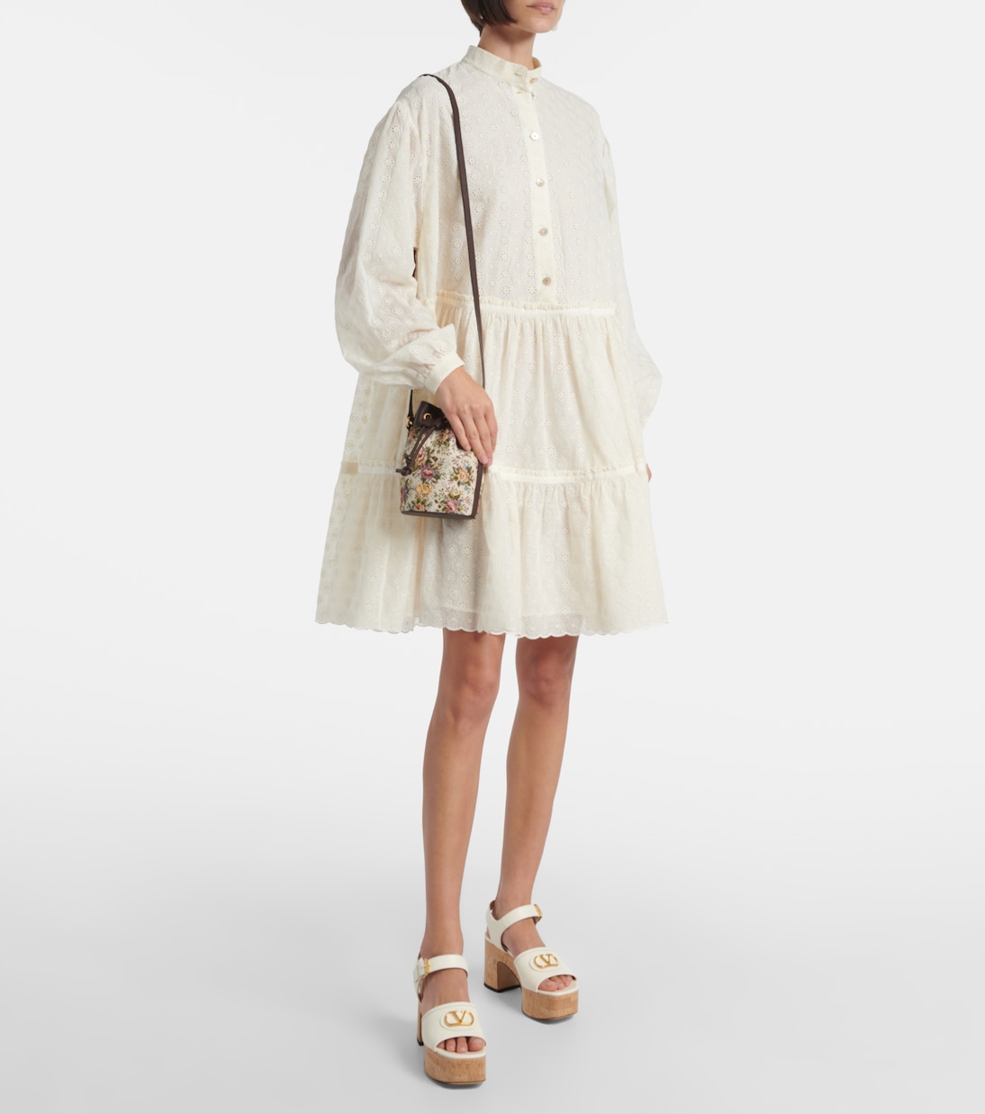 Plateausandalen VLogo Signature 80 aus Leder | Valentino Garavani