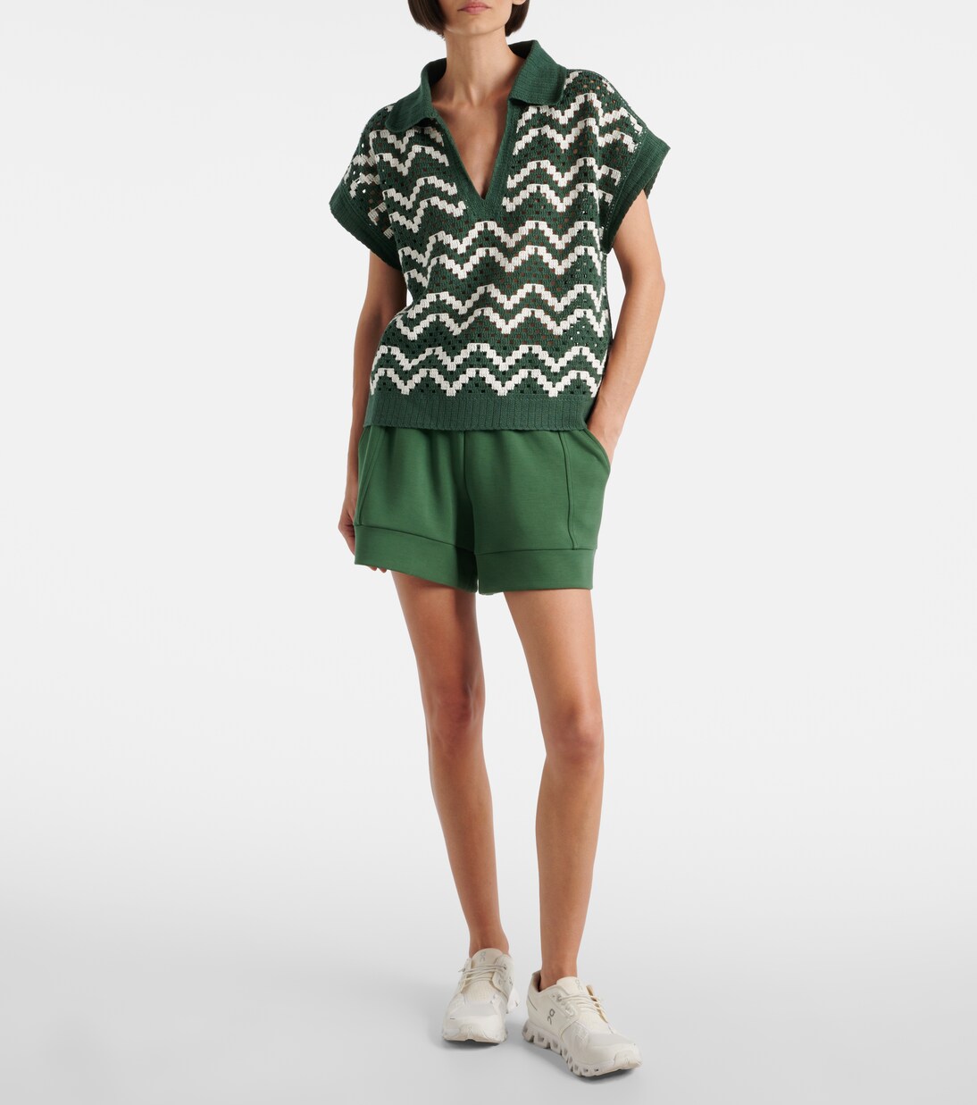 Polohemd Joelle aus Häkelstrick | Varley