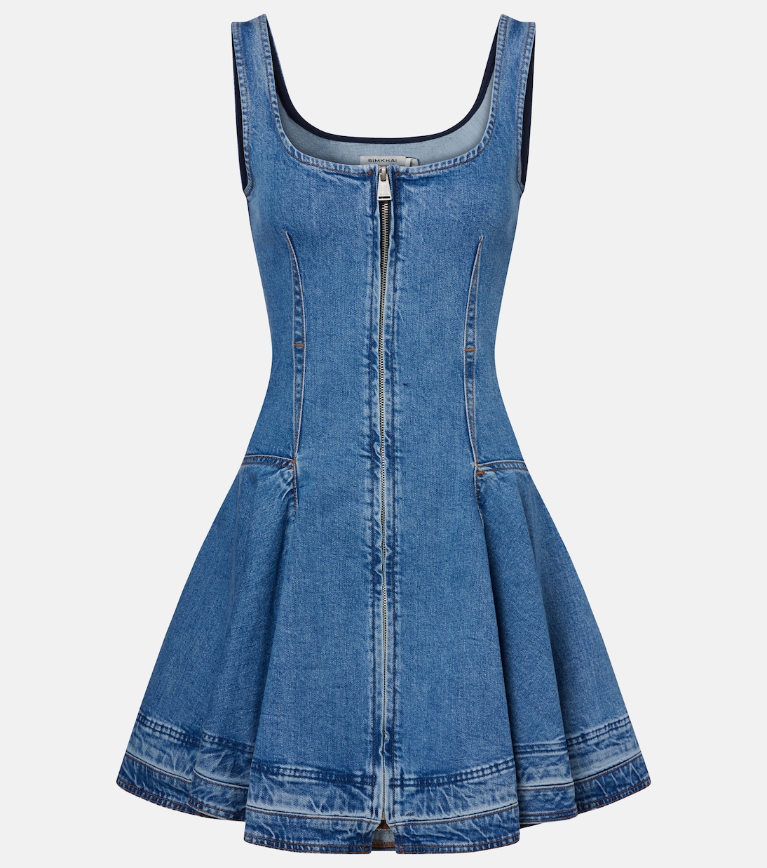 Eleodra denim minidress | Simkhai