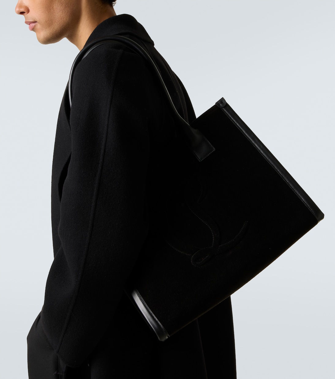 By My Side suede tote bag | Christian Louboutin