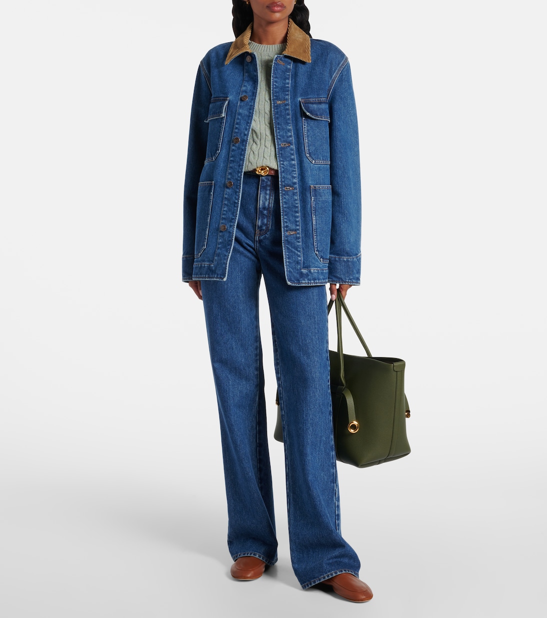 Chaqueta de denim con pana | Loro Piana