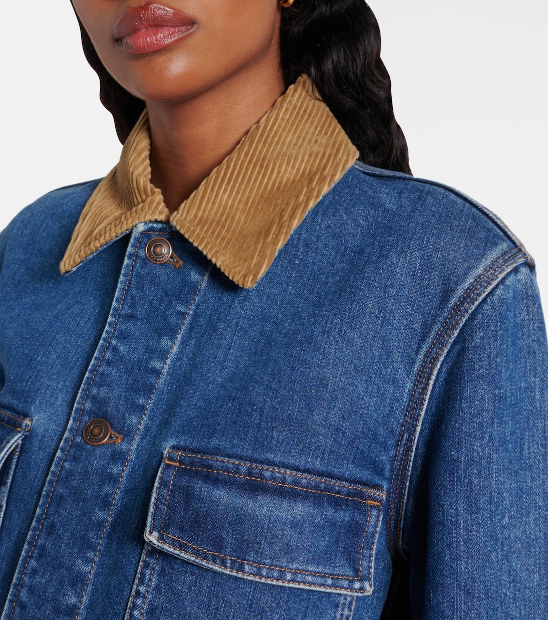 Chaqueta de denim con pana | Loro Piana
