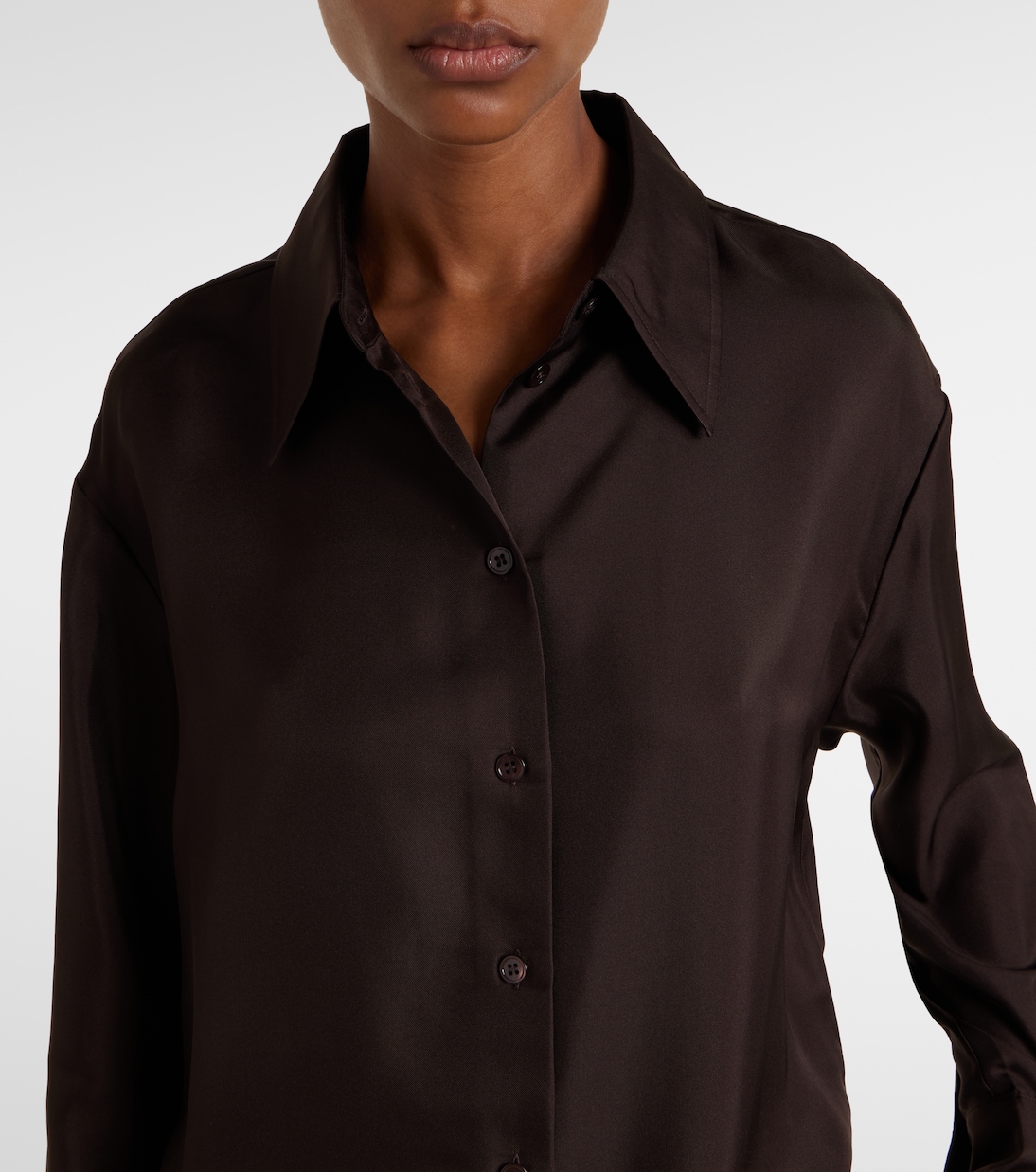 Oversized silk shirt | Róhe