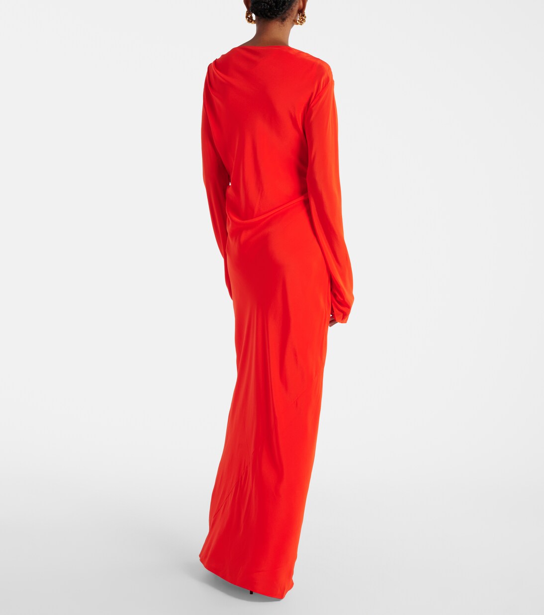 Robe longue Fresca en crêpe de soie | SIR