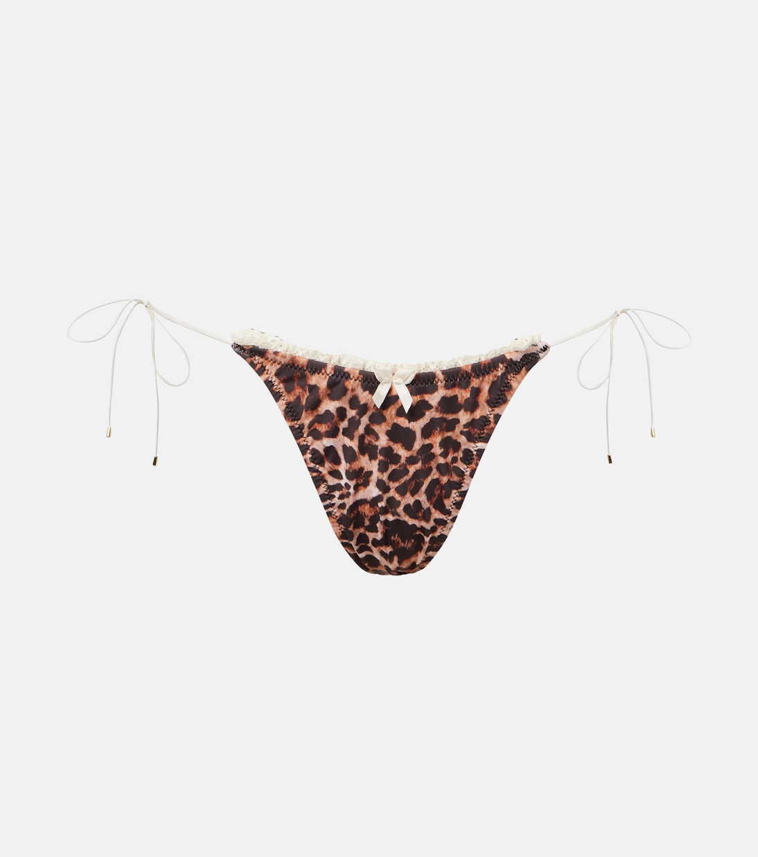 Flora leopard-print bikini bottoms | Bananhot