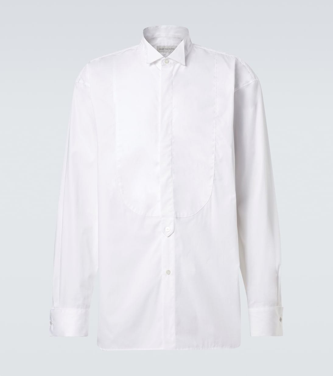 Chemise de smoking oversize en coton | Dries Van Noten