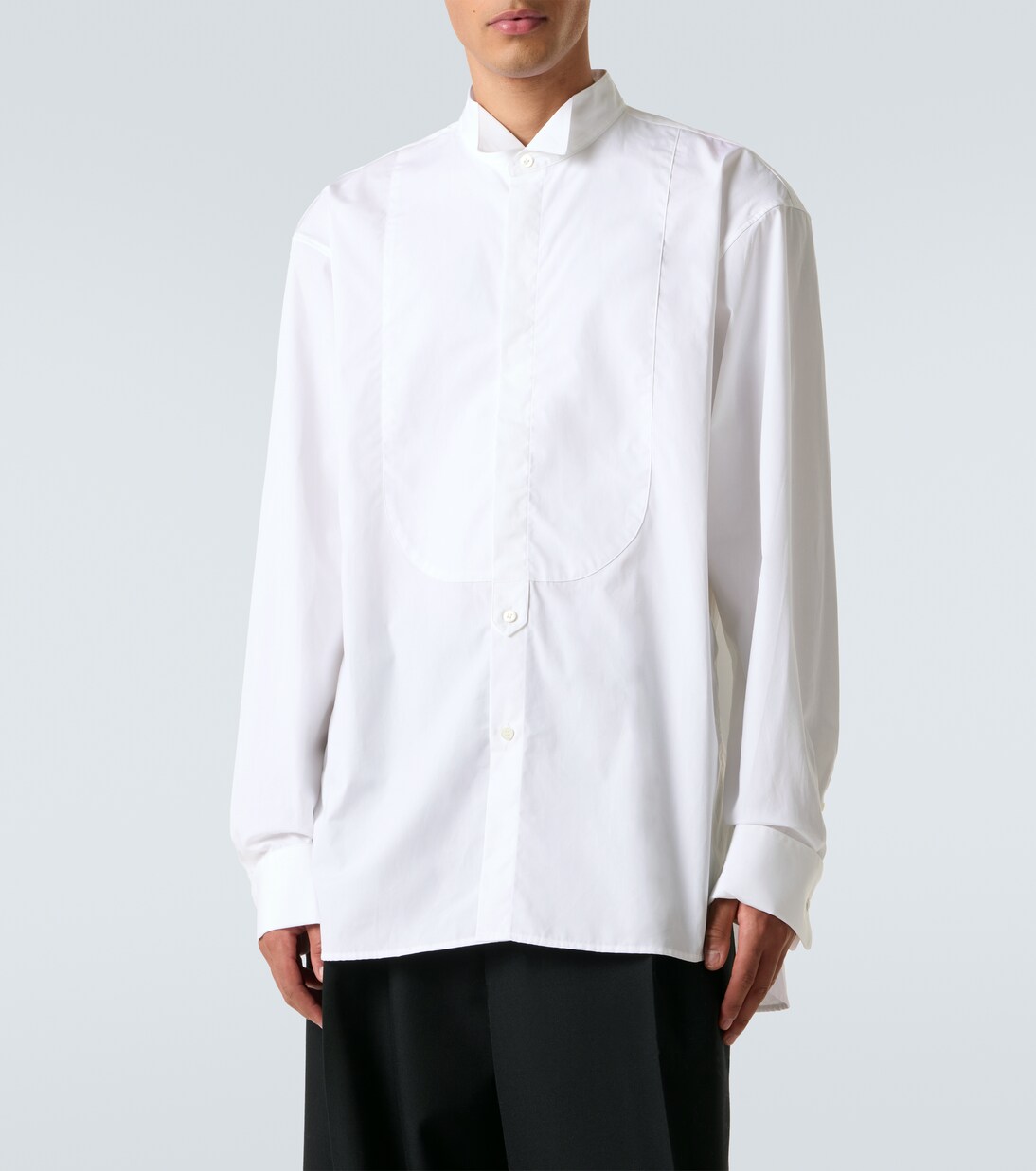 Chemise de smoking oversize en coton | Dries Van Noten