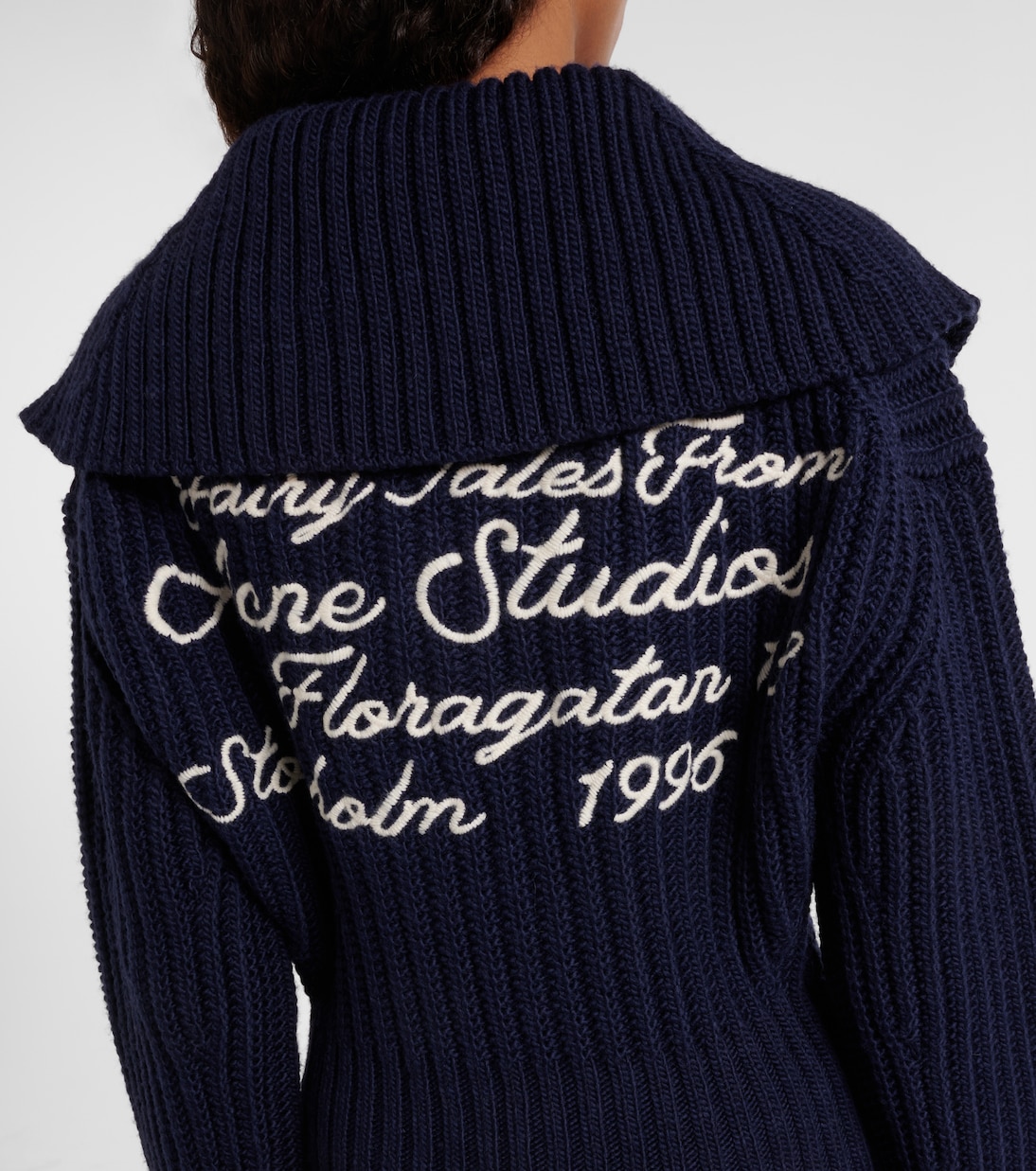 Pull brodé en laine | Acne Studios