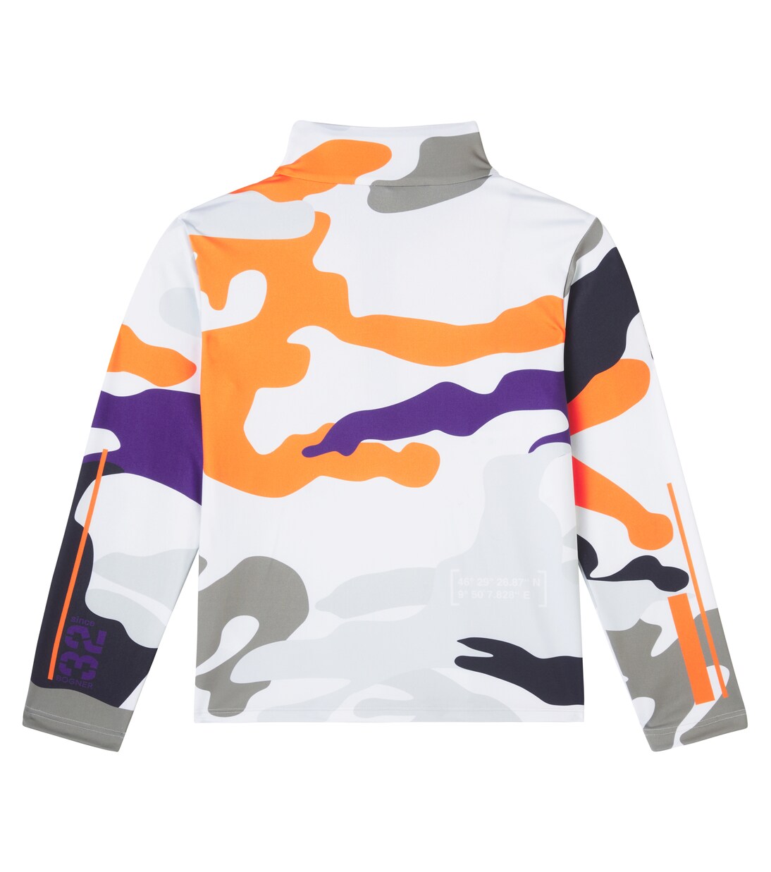 Chris logo camouflage half-zip top | Bogner Kids