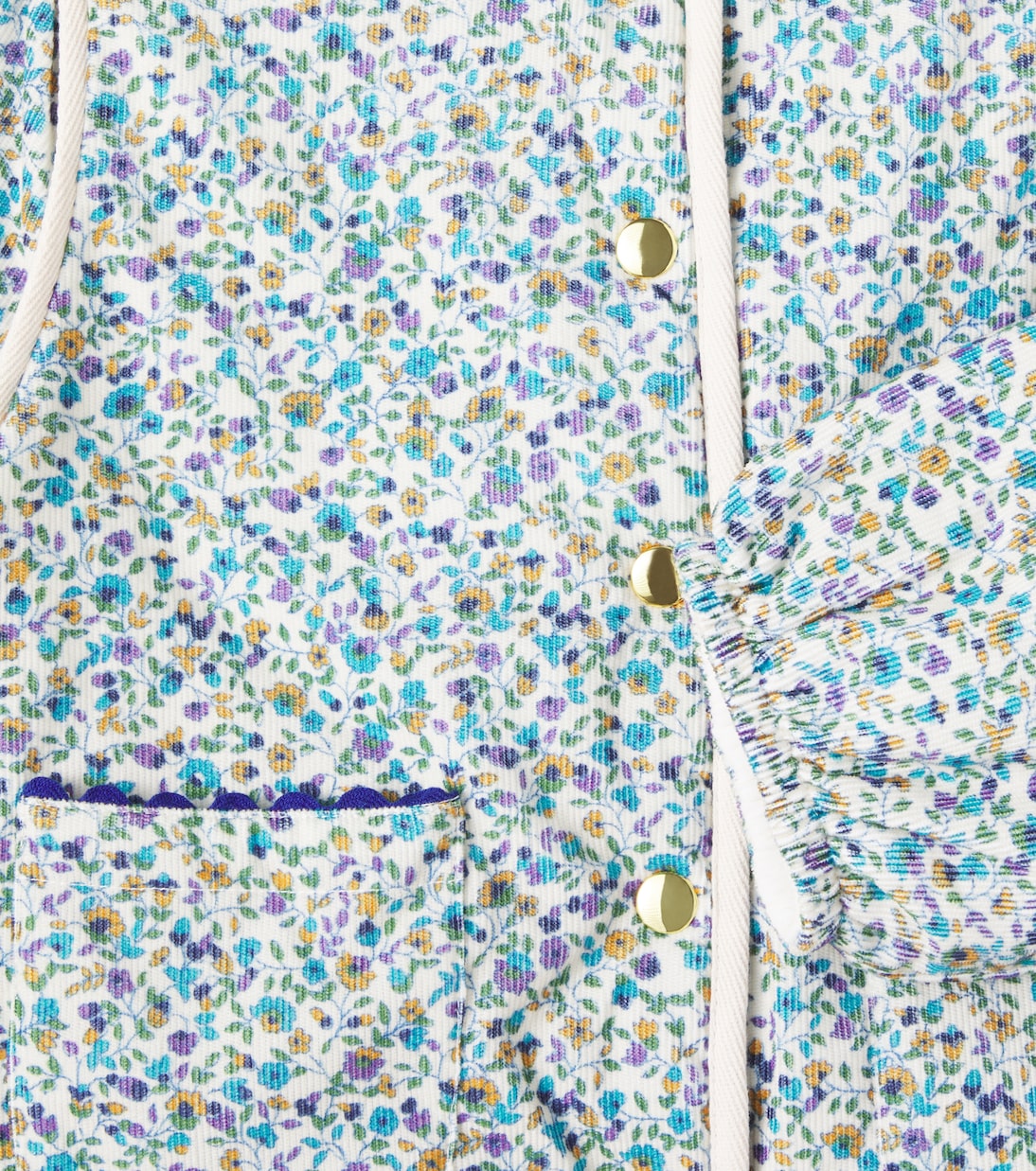 Chaqueta Jouliane de pana floral | Louise Misha