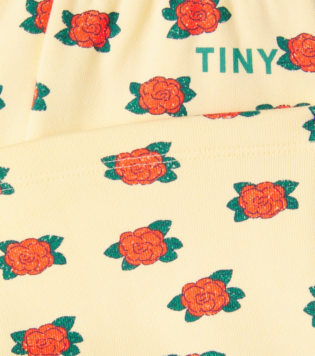 Baby floral cotton jersey sweatpants | Tinycottons