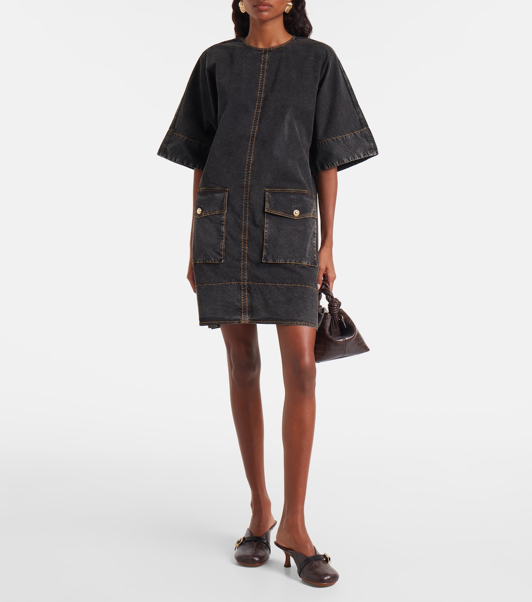 Mules 40 aus Leder | Ganni