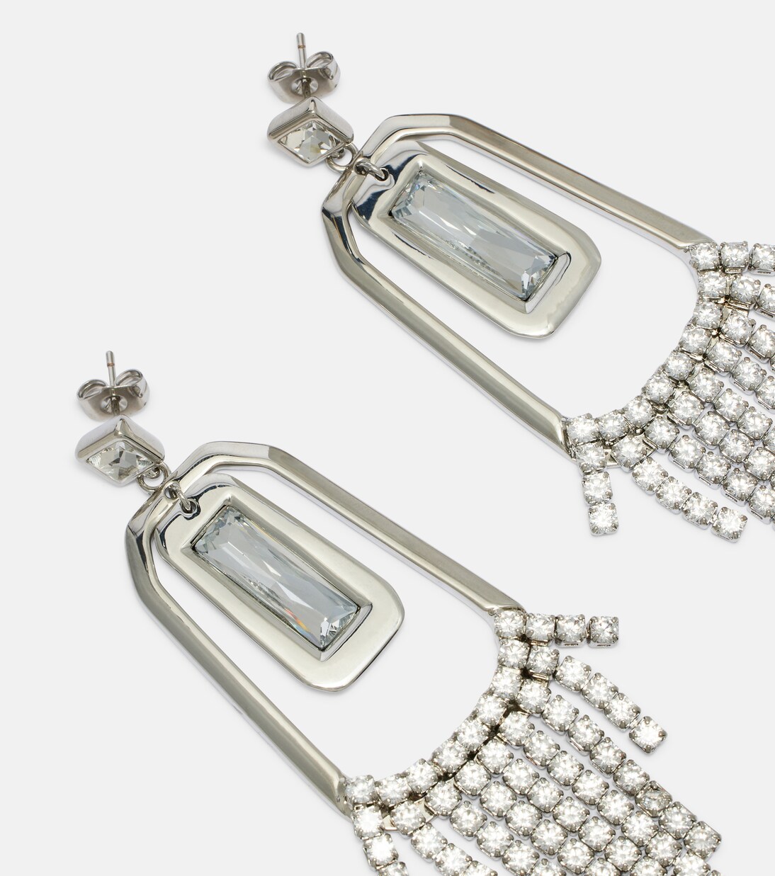 Embellished pendant earrings | Rebecca Vallance