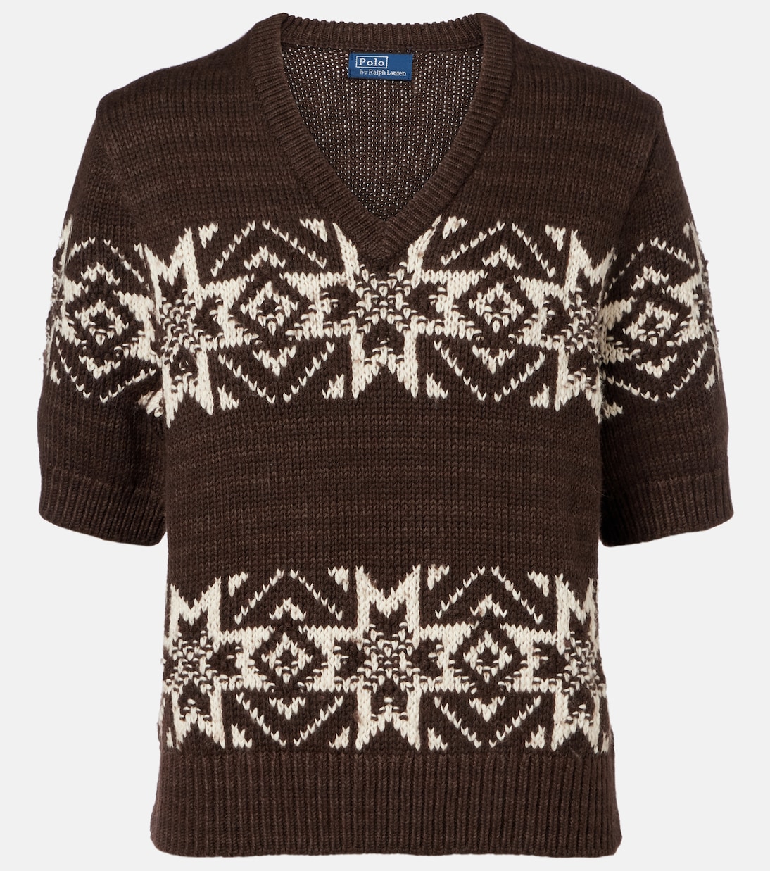 Pull intarsia en coton et laine | Polo Ralph Lauren