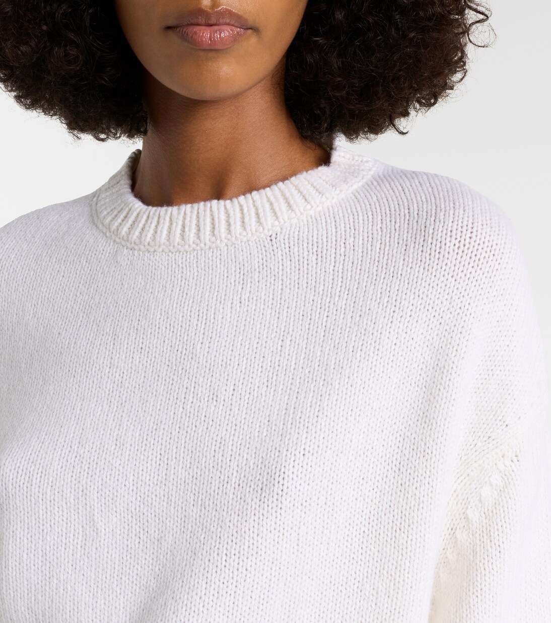 Sabina cropped cashmere sweater | Khaite