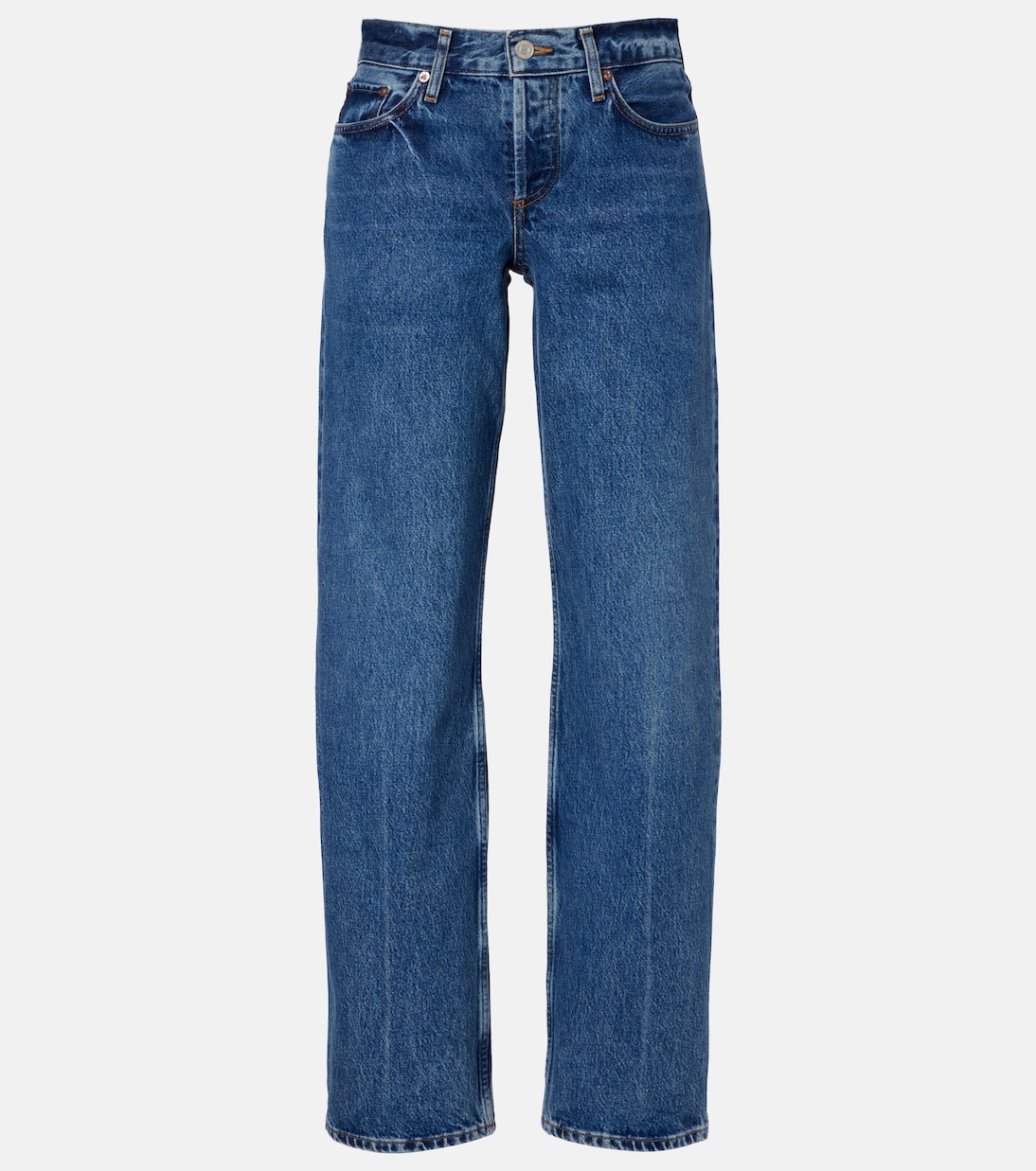 Low-Rise Straight Jeans Low Rise Loose | Agolde