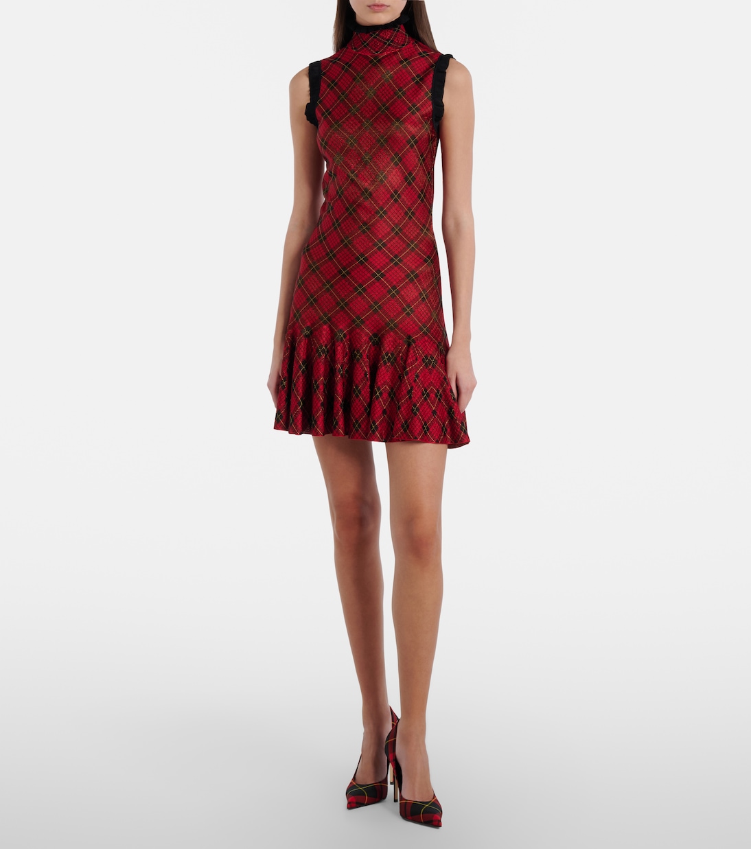 Plaid minidress | McQueen