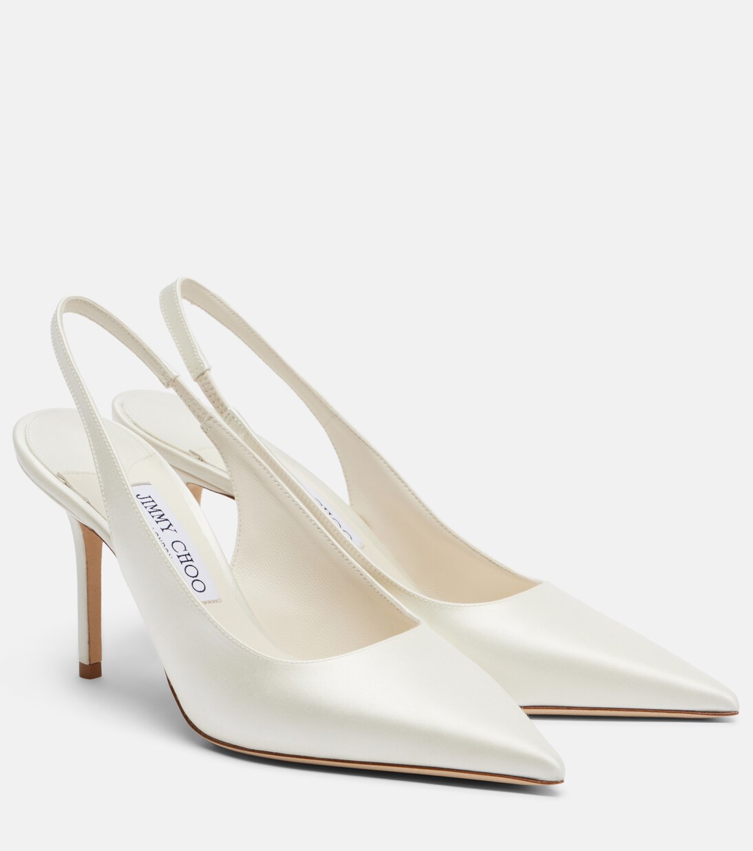 Slingback-Pumps Love aus Satin | Jimmy Choo