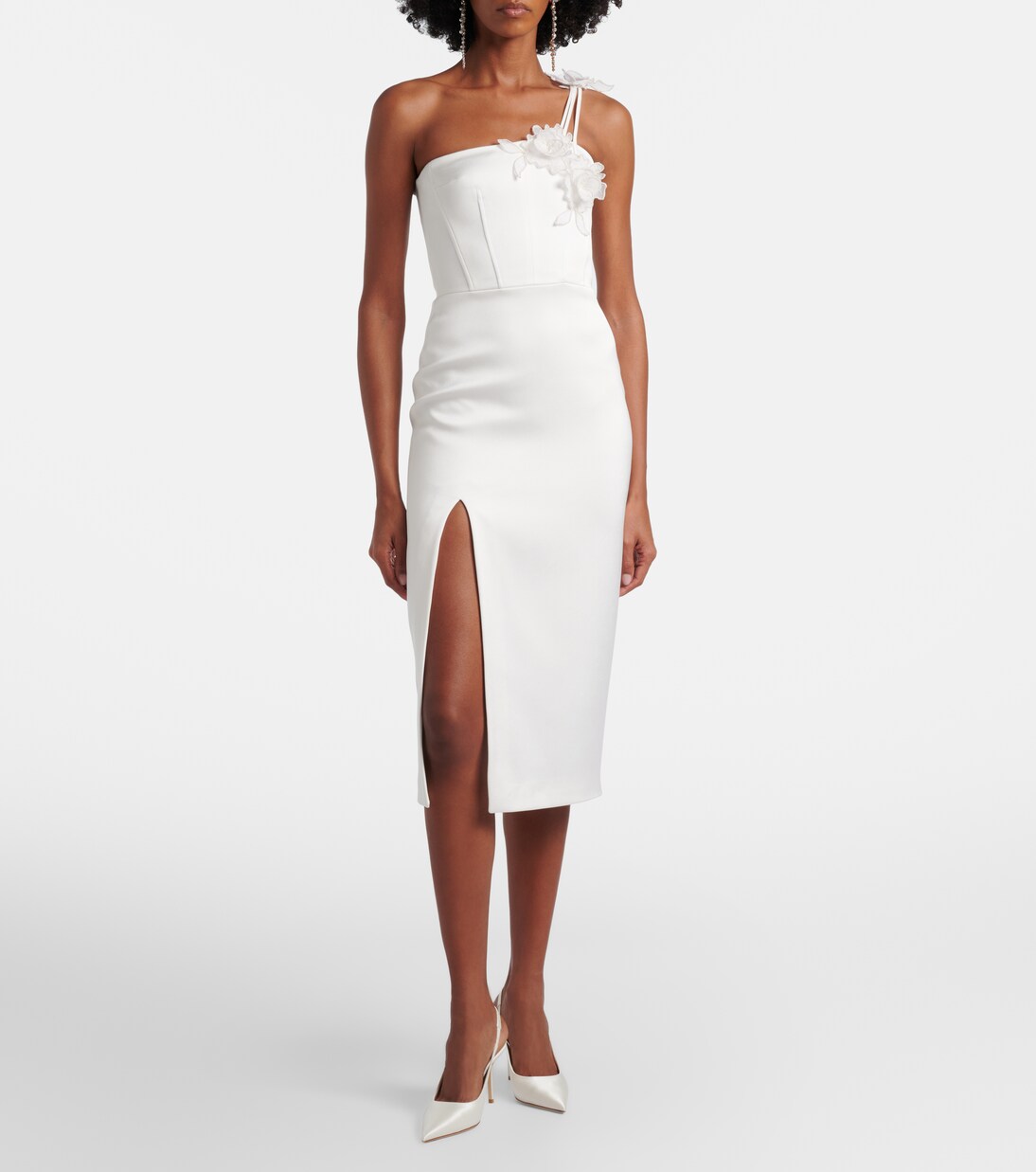 Slingback-Pumps Love aus Satin | Jimmy Choo