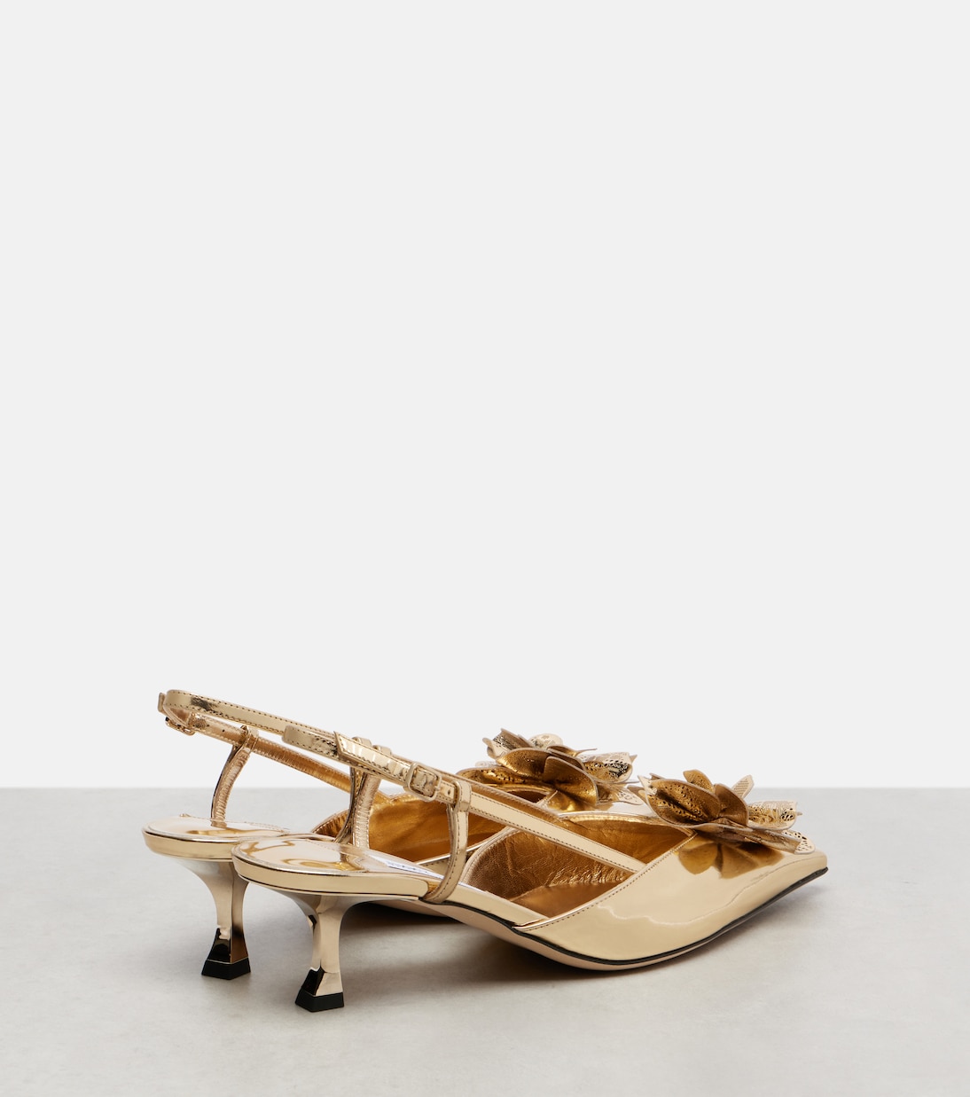 Mimmi 50皮革露跟高跟鞋 | Jimmy Choo