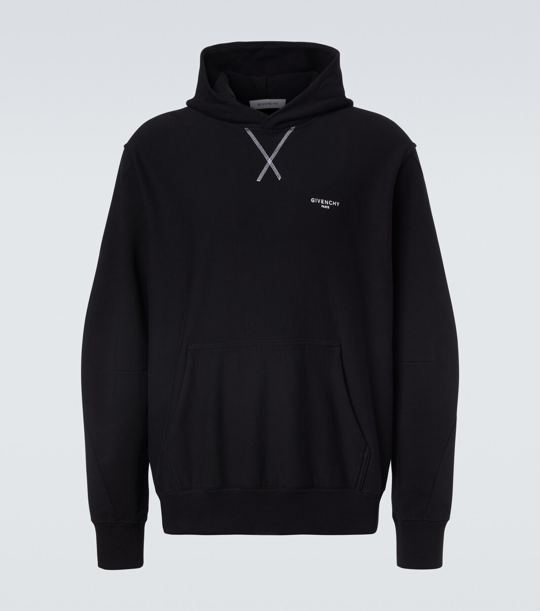 Logo cotton jersey hoodie | Givenchy