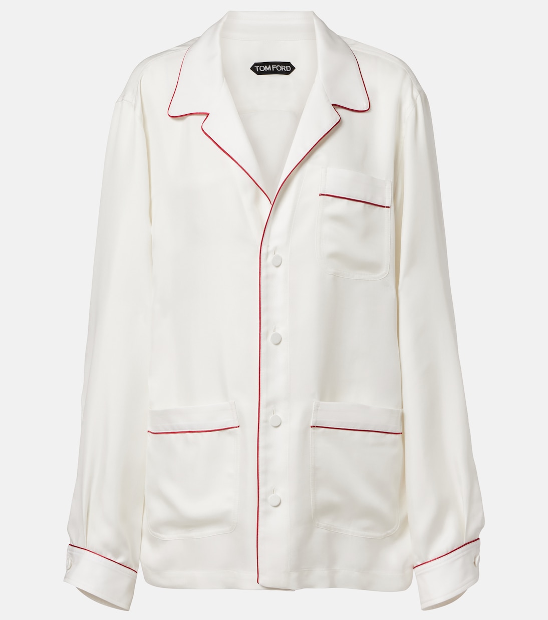 Silk twill pajama shirt | Tom Ford