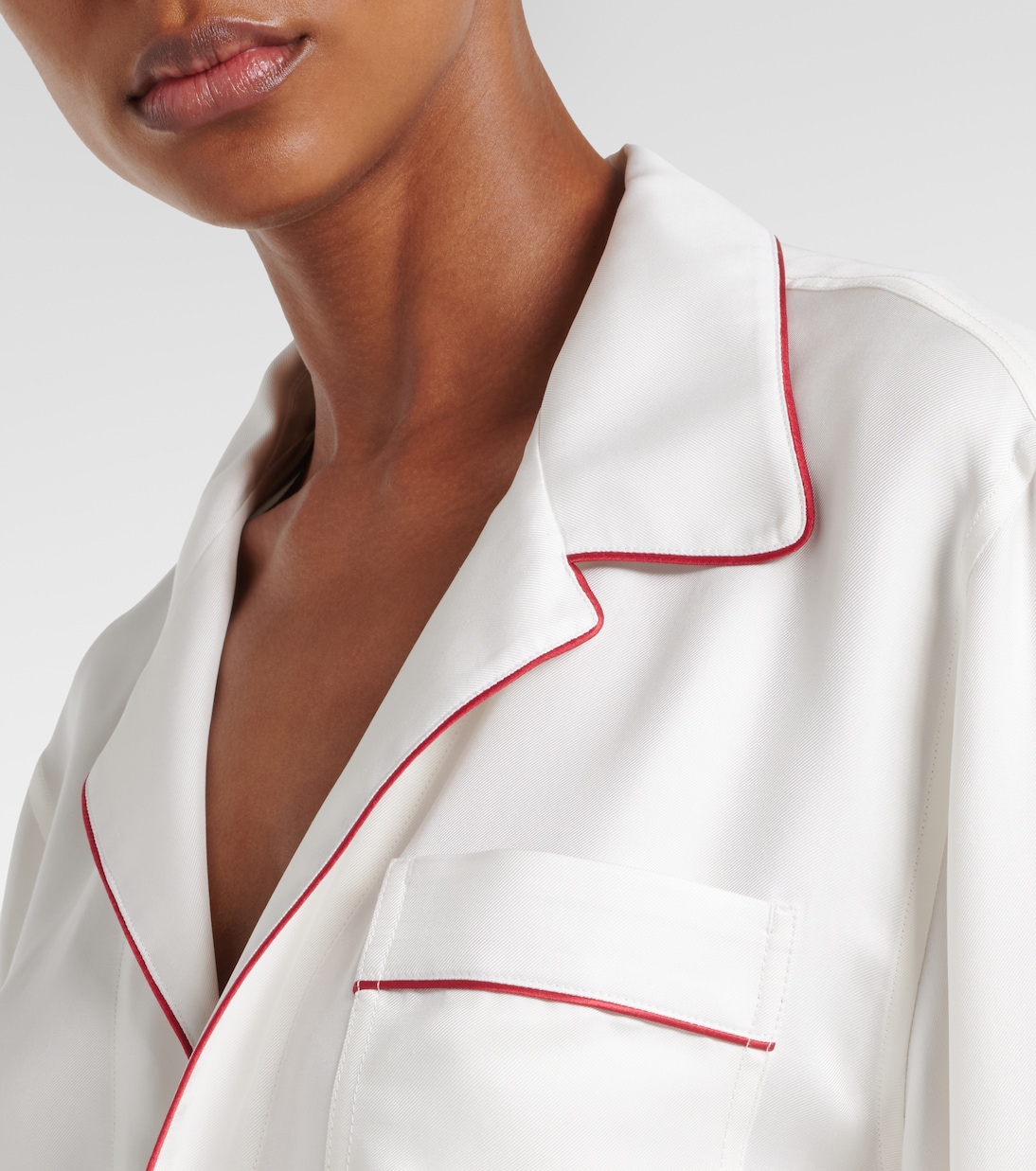 Silk twill pajama shirt | Tom Ford