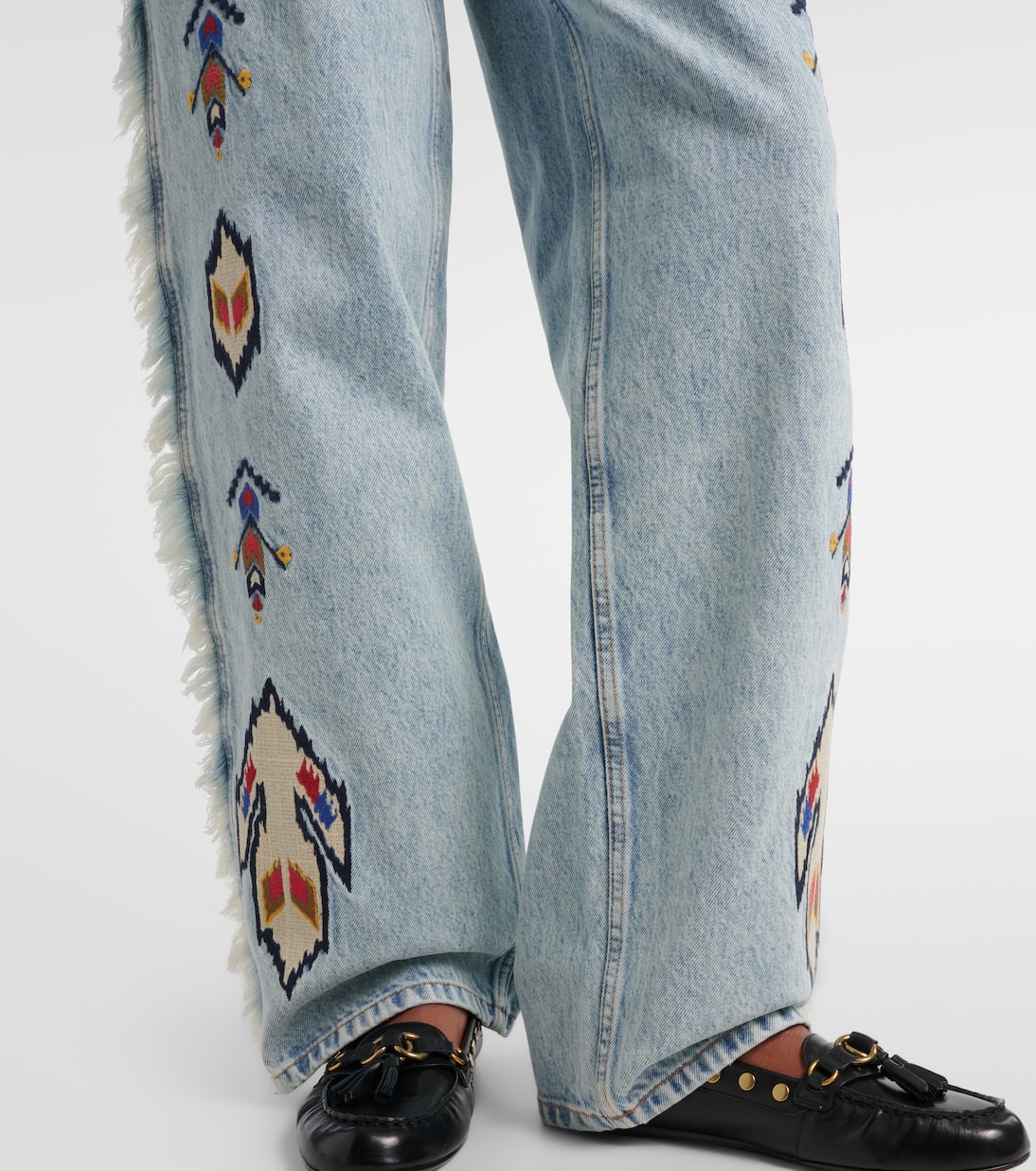 Bestickte Straight Jeans Maella | Marant Etoile