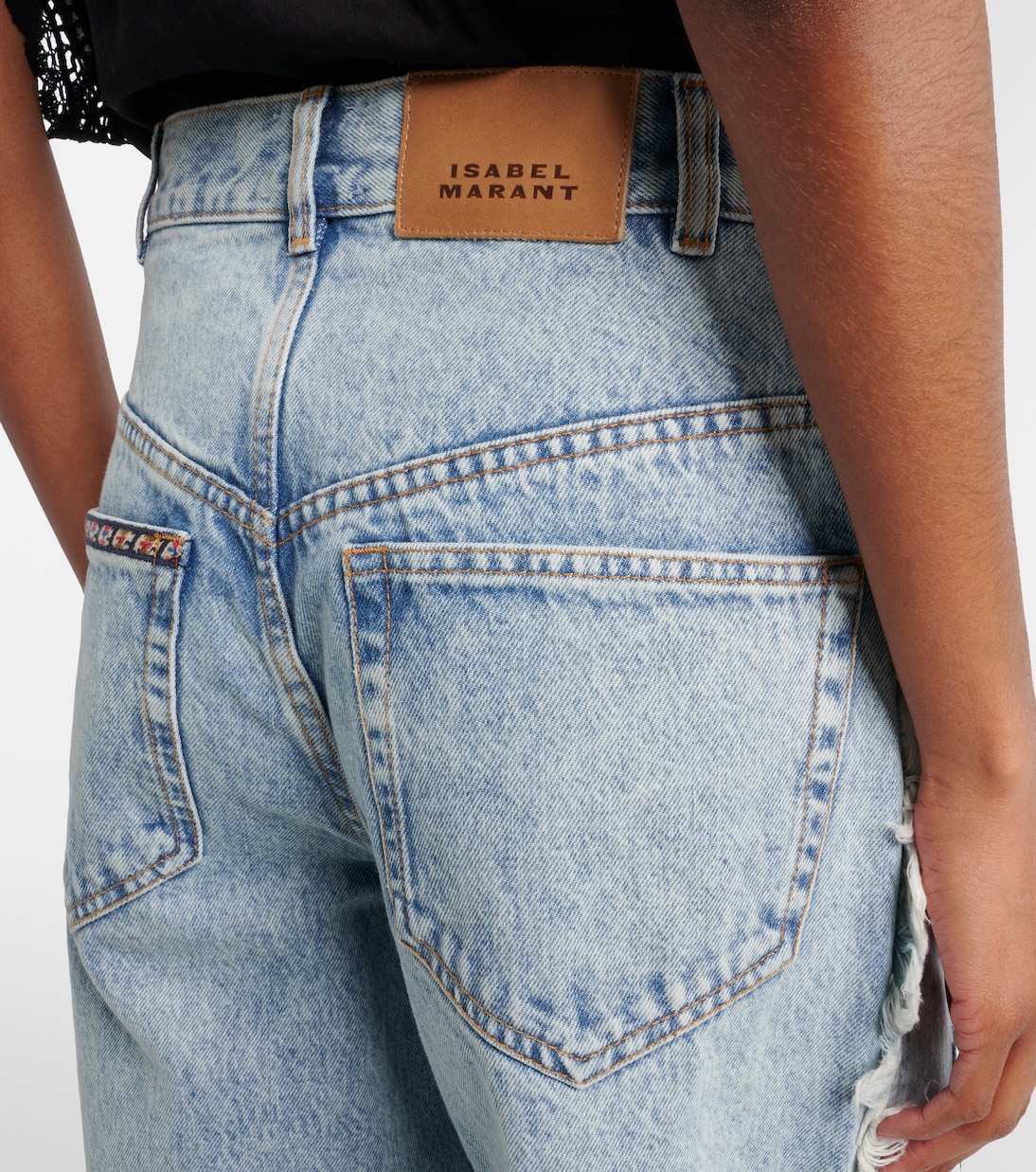 Bestickte Straight Jeans Maella | Marant Etoile