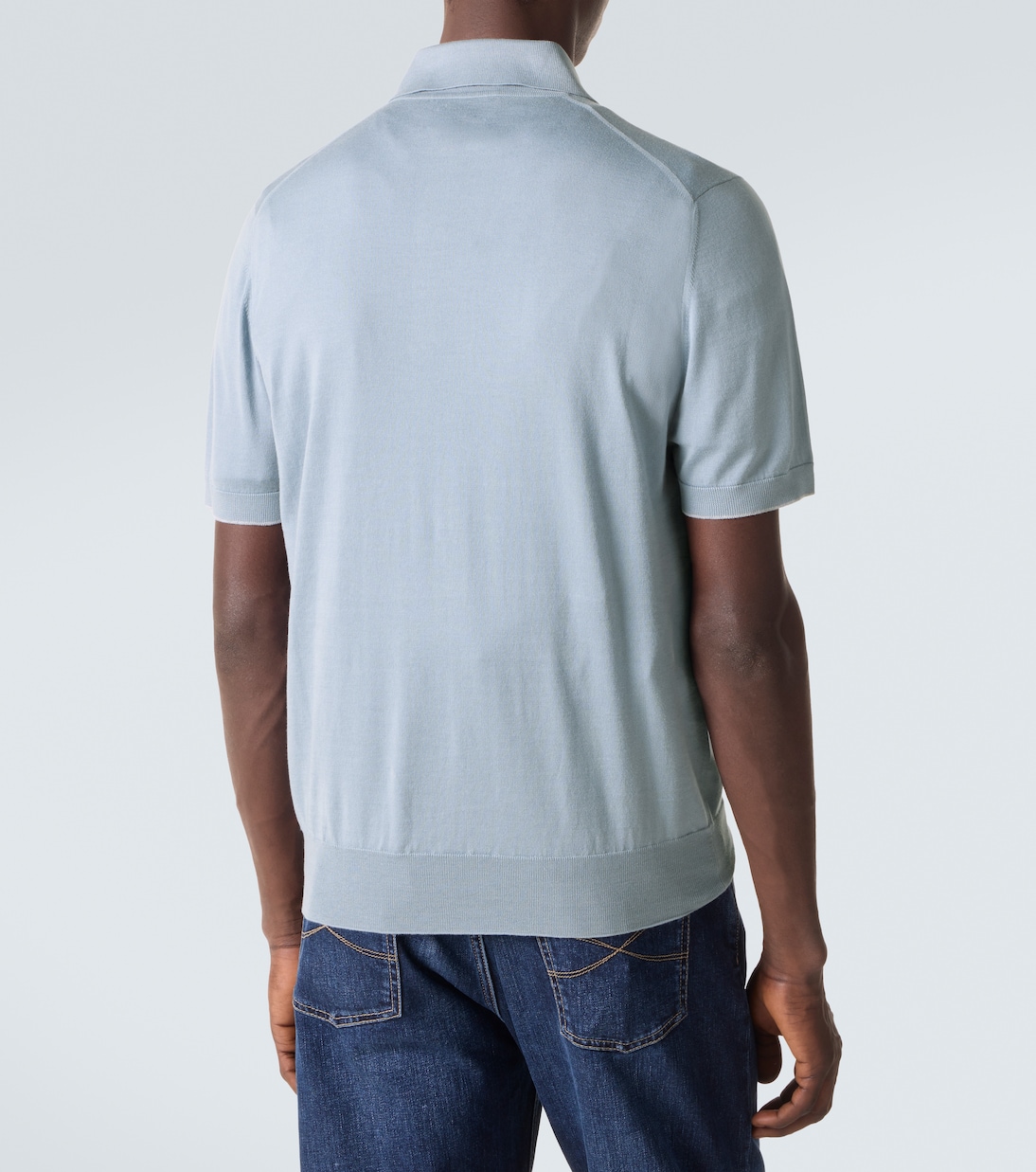 Cotton piqué polo shirt | Brunello Cucinelli