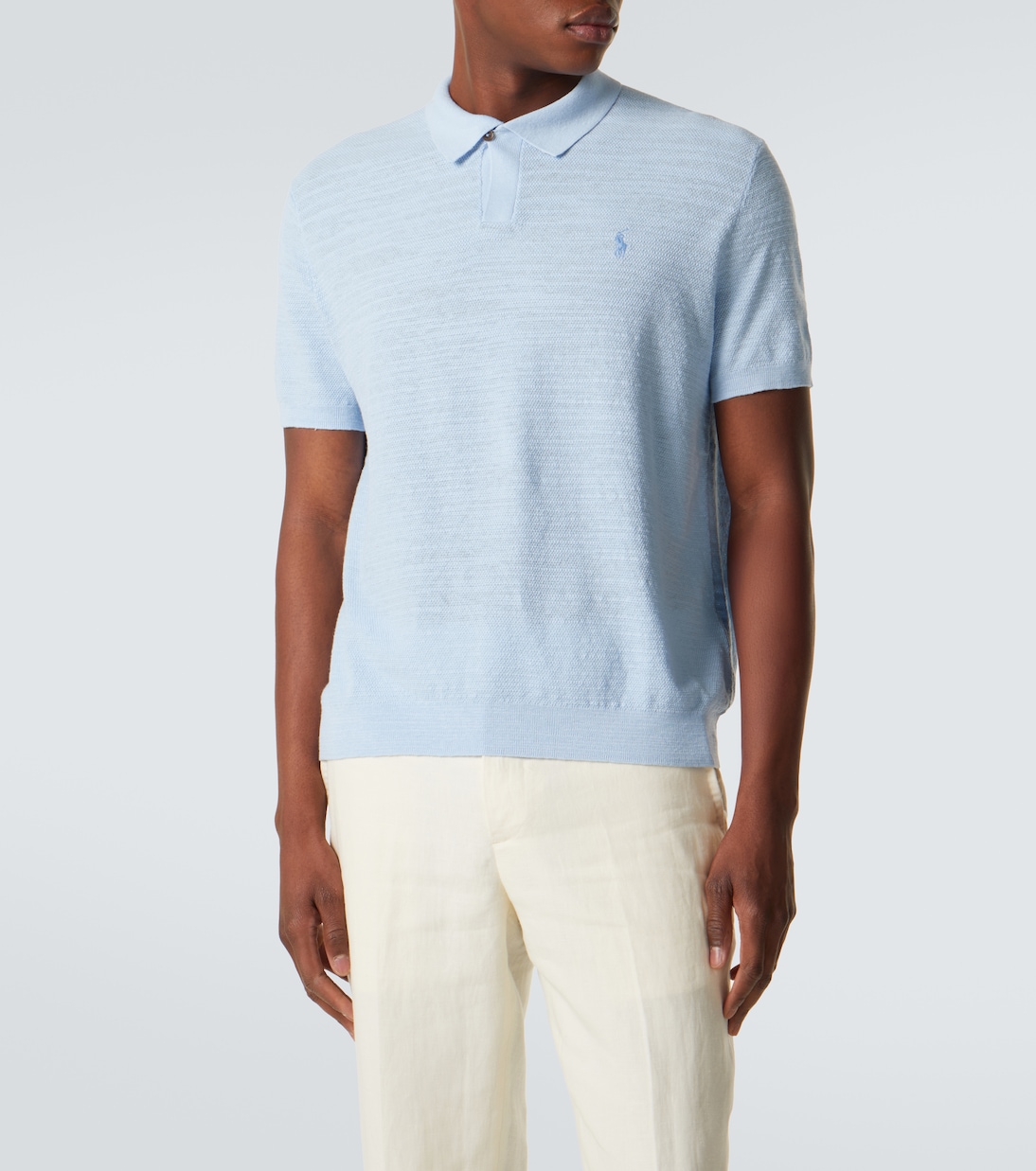 Cotton and linen polo shirt | Polo Ralph Lauren