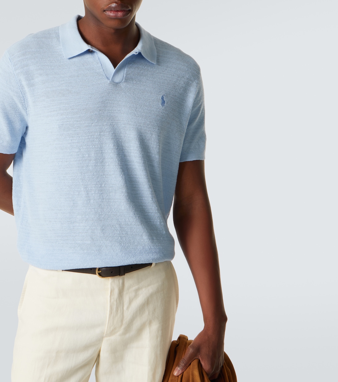 Cotton and linen polo shirt | Polo Ralph Lauren