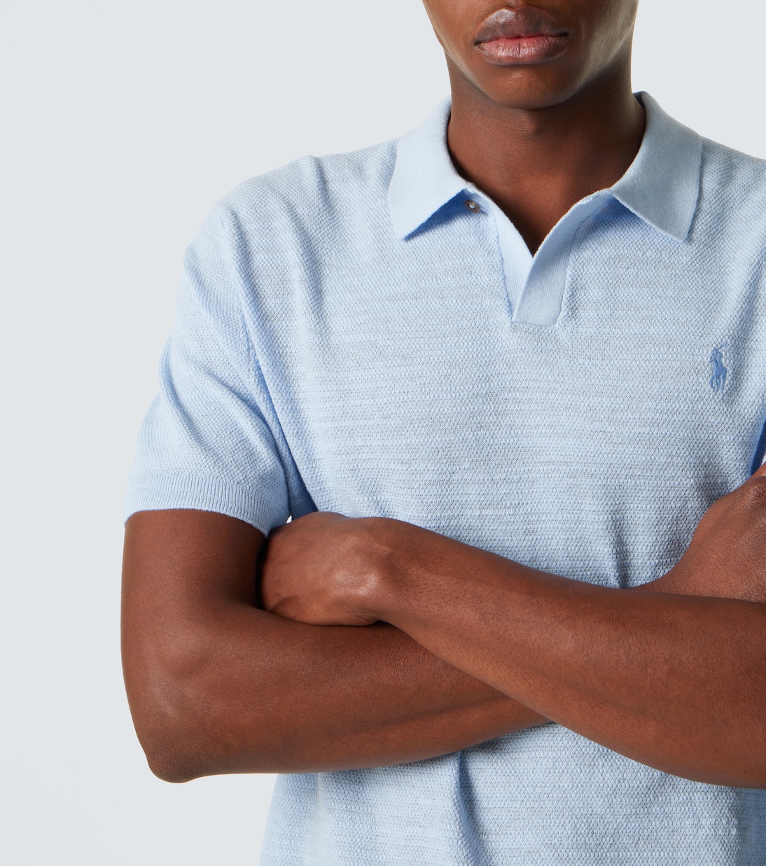 Cotton and linen polo shirt | Polo Ralph Lauren