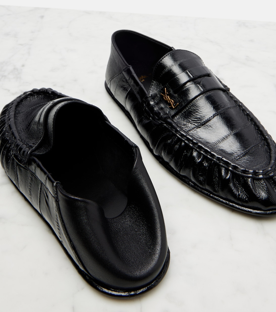 Loafers aus Aalleder  | Saint Laurent