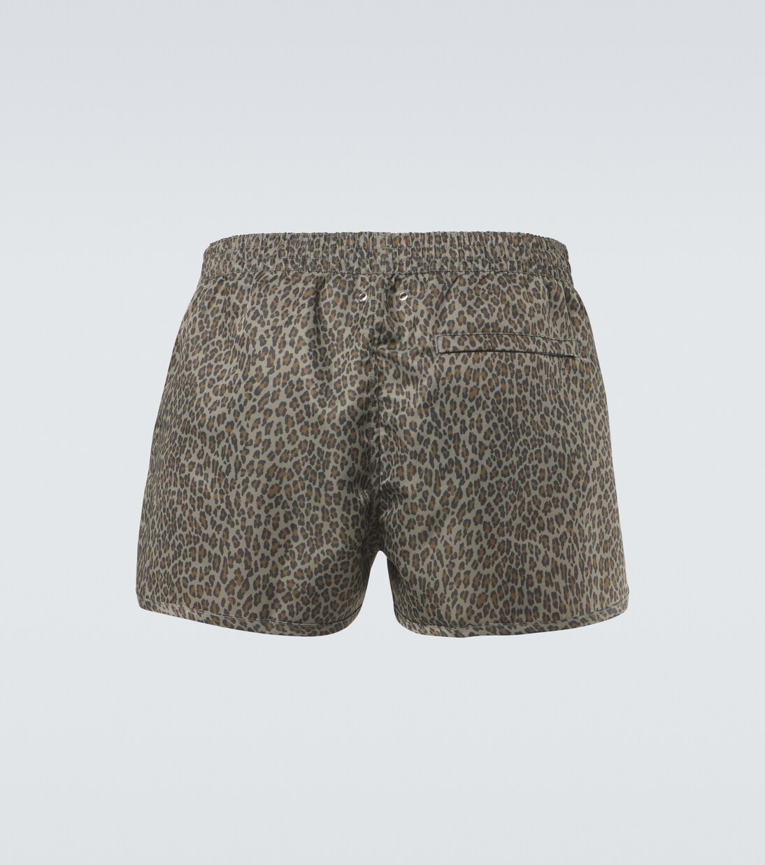 Leopard-print satin twill swim trunks | CDLP