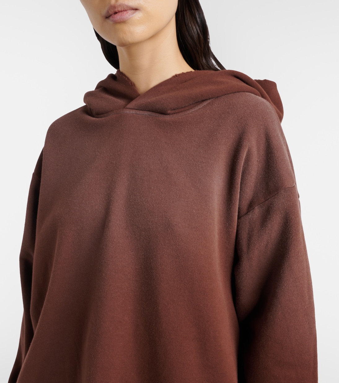 Logo cotton-blend fleece hoodie | Acne Studios