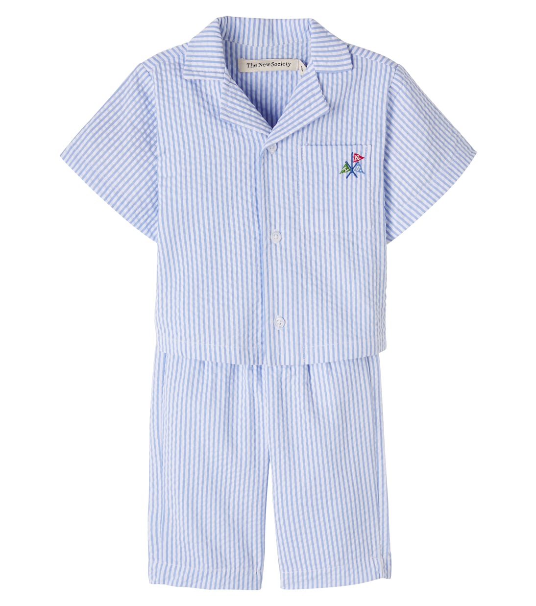 Bébé – Ensemble chemise et pantalon Almond en coton | The New Society