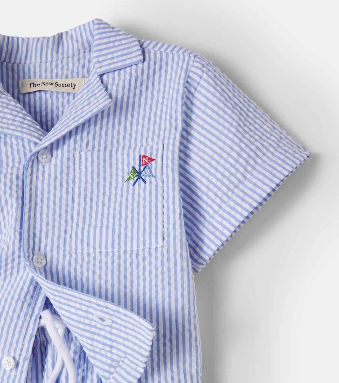 Bébé – Ensemble chemise et pantalon Almond en coton | The New Society