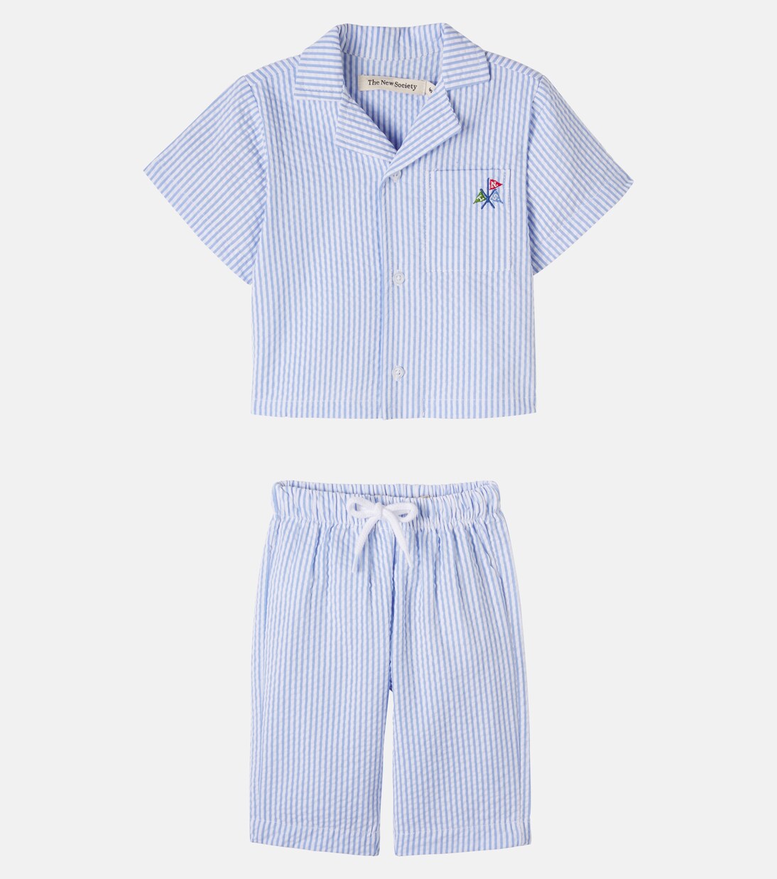 Bébé – Ensemble chemise et pantalon Almond en coton | The New Society