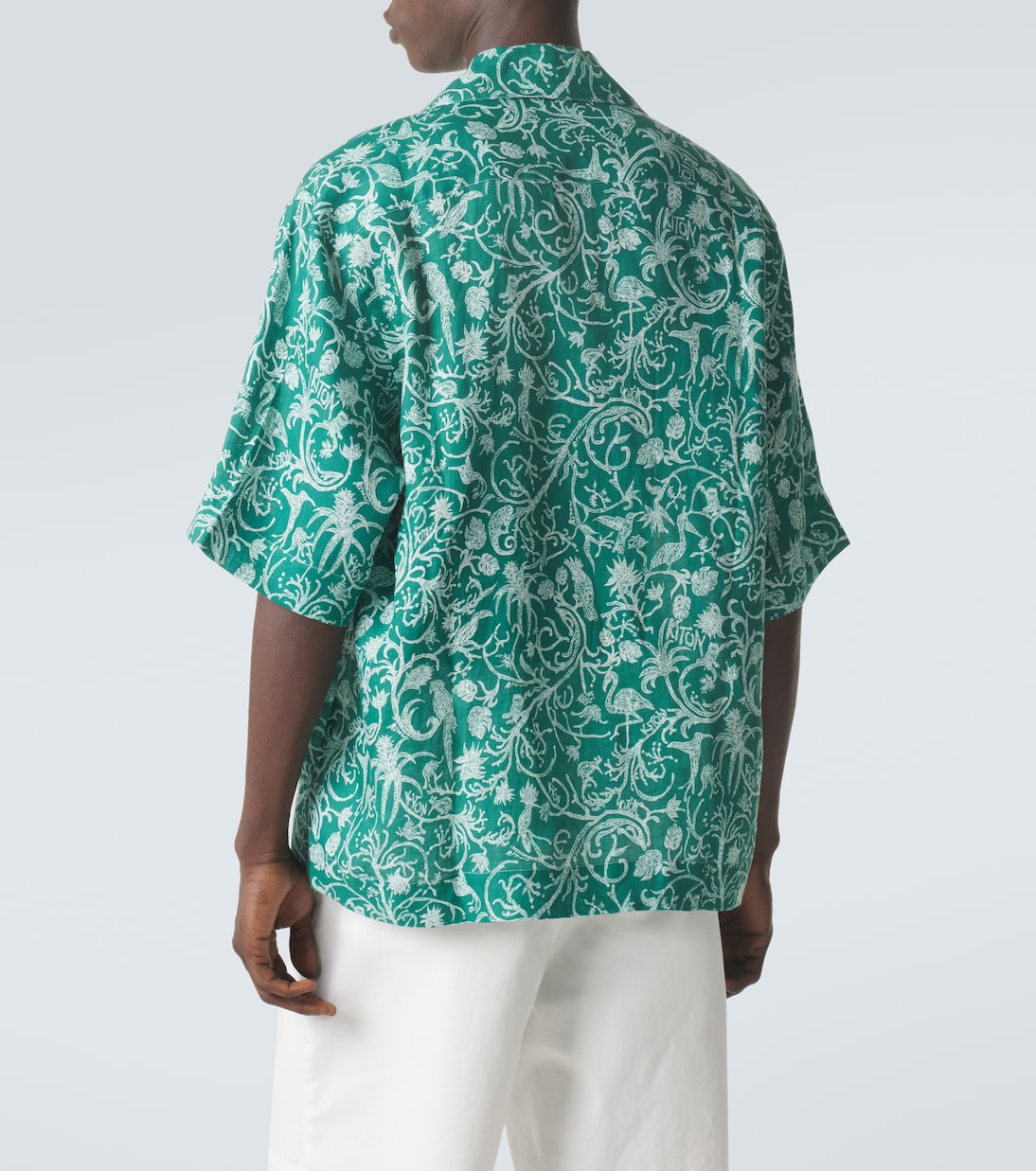 Chemise de bowling en lin | Kiton