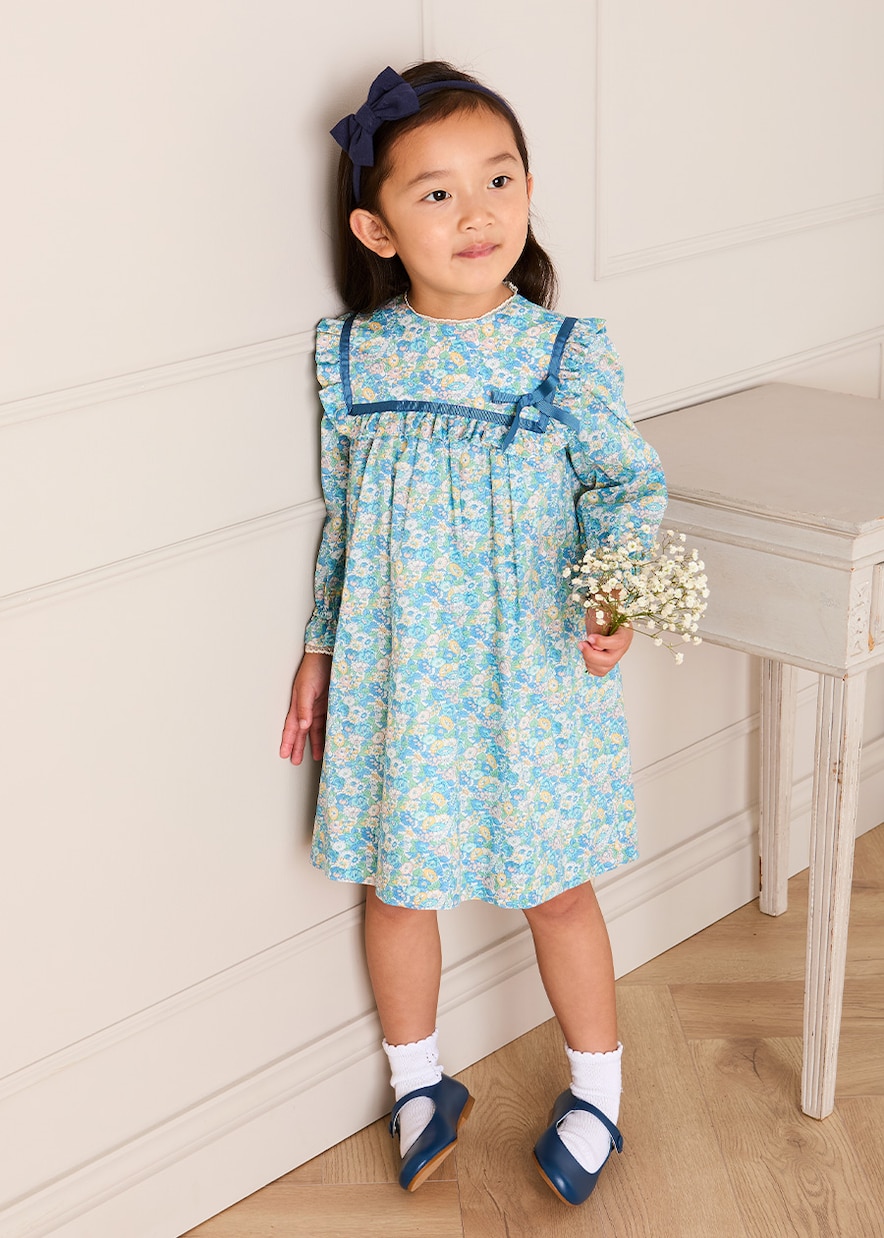 Leontyne floral cotton dress | Pepa London