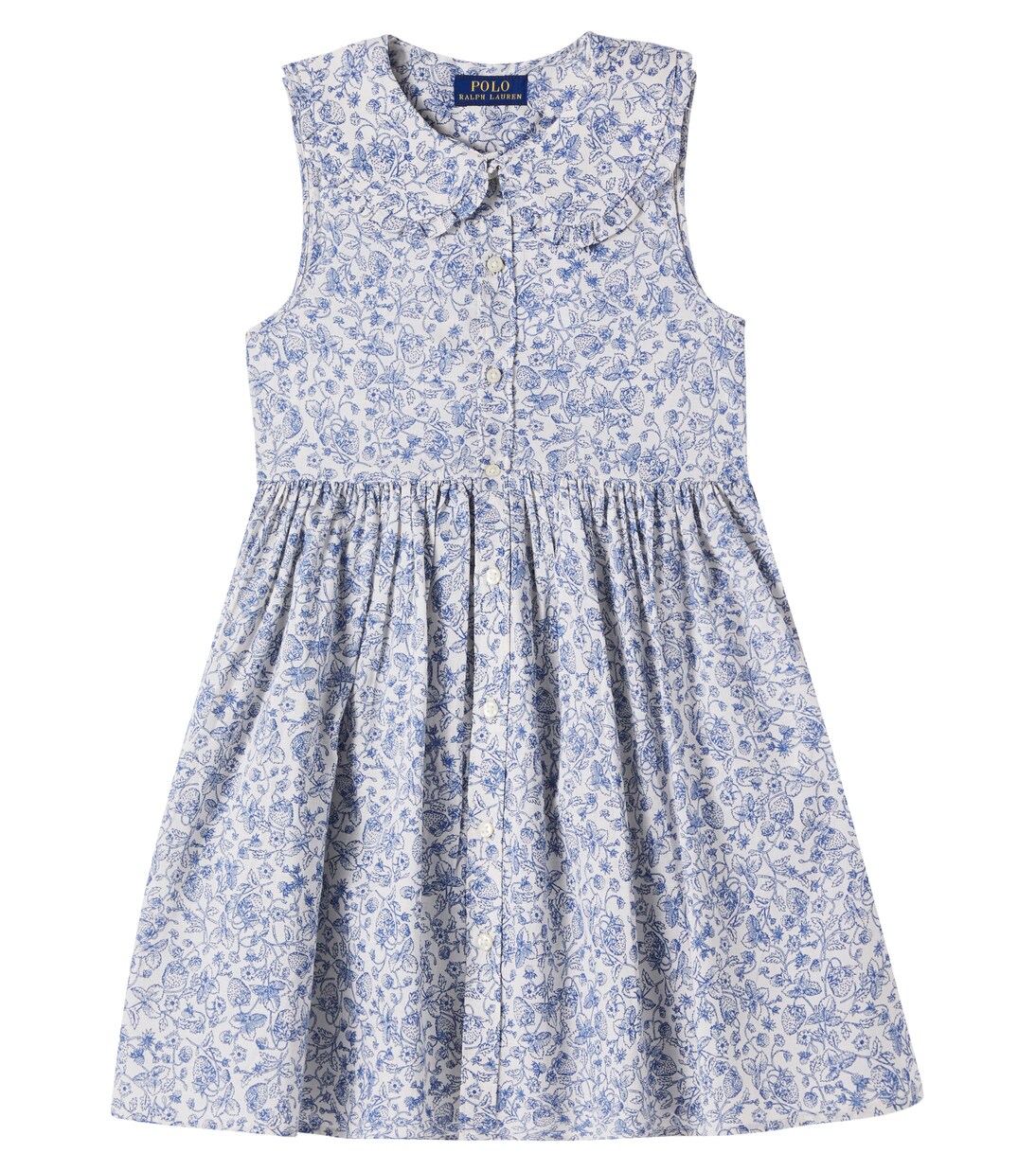 Printed cotton dress | Polo Ralph Lauren Kids
