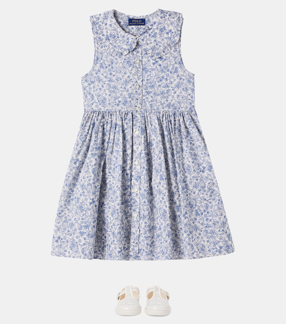 Printed cotton dress | Polo Ralph Lauren Kids