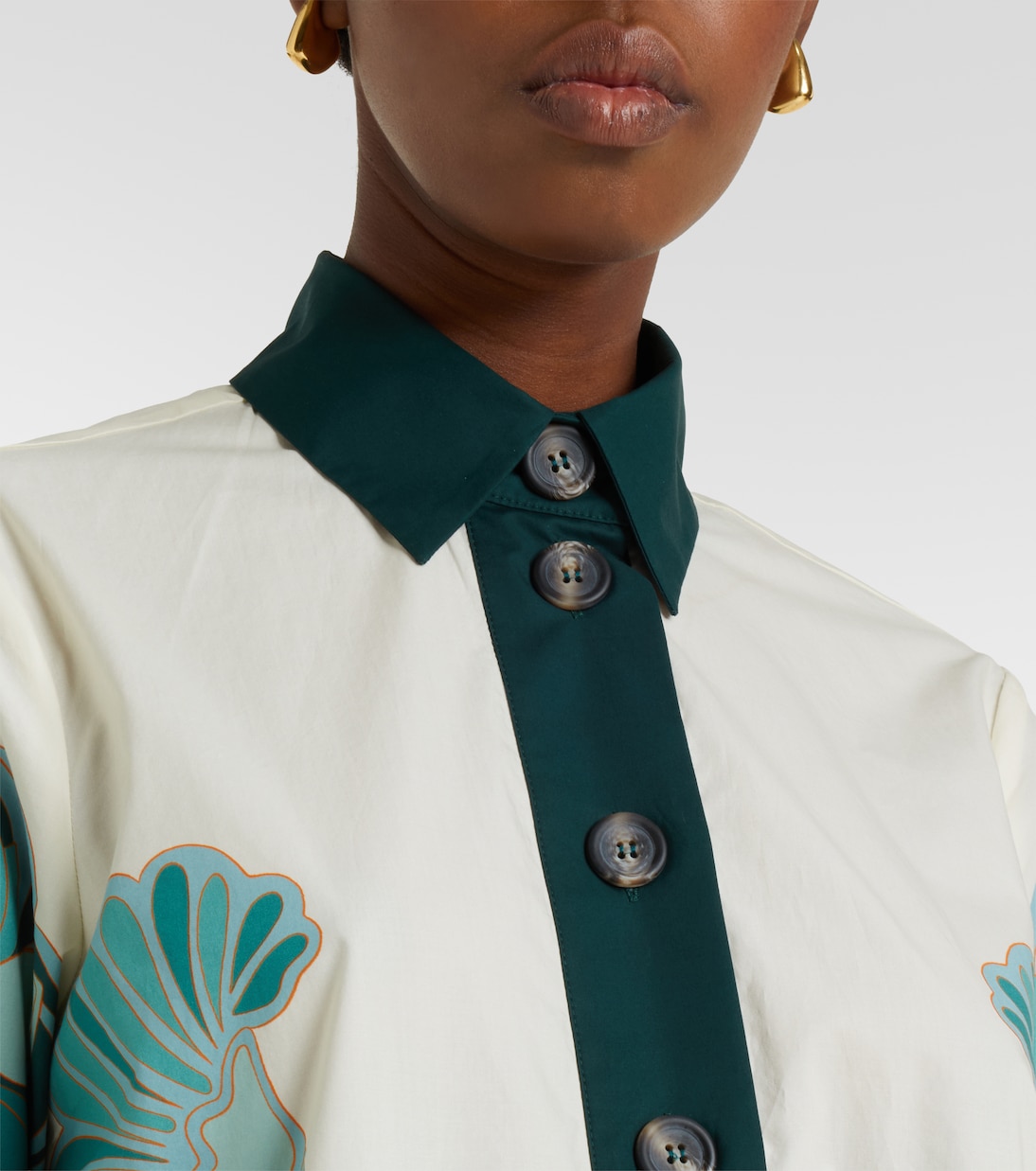 Hemdblusenkleid Artemis aus Baumwollpopeline | La DoubleJ