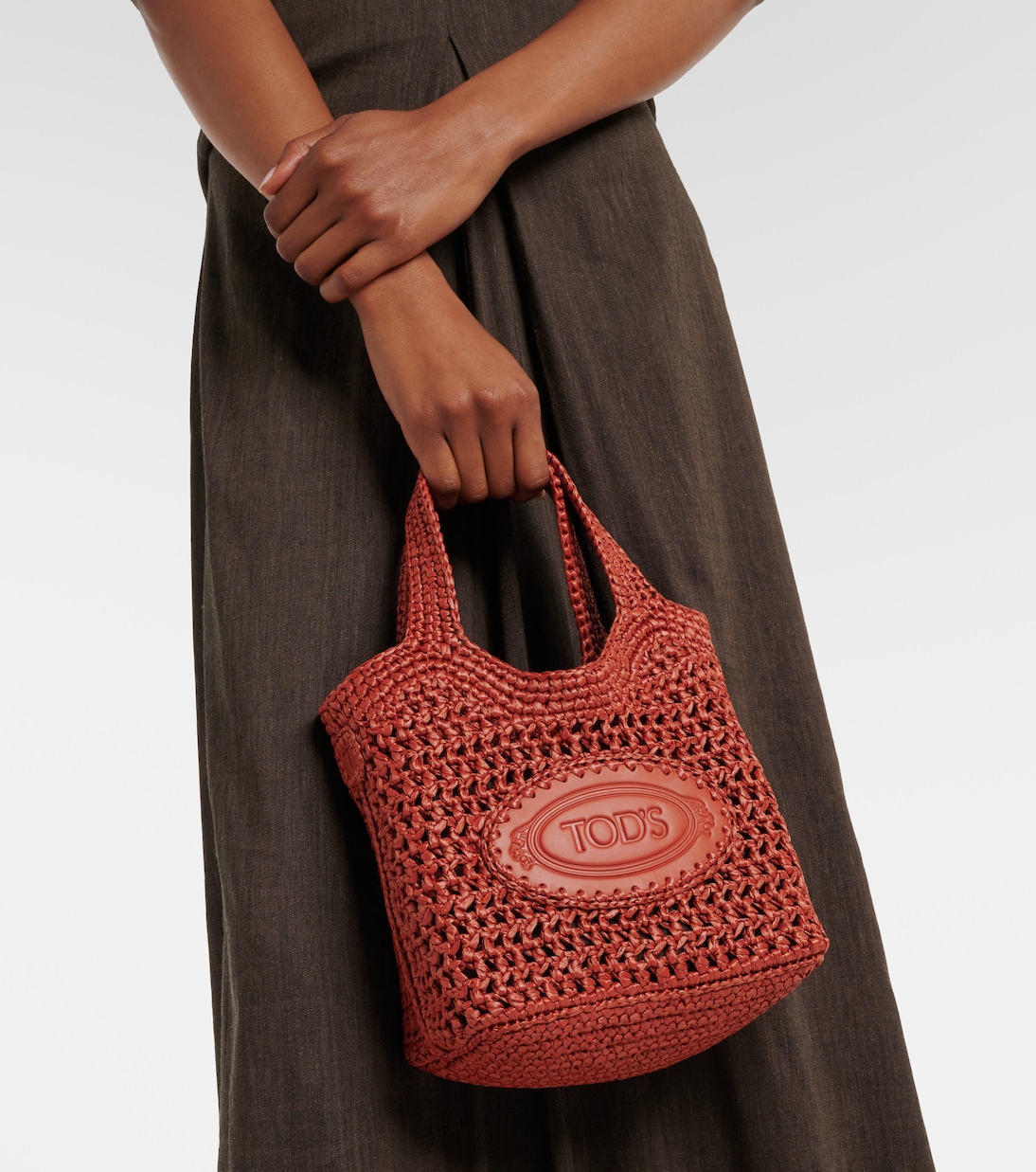 EBL Small woven tote bag | Tod's