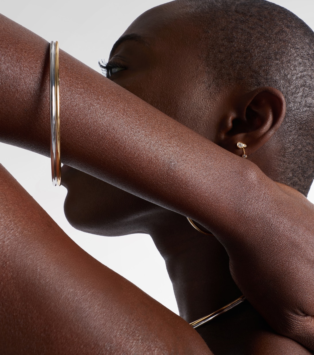 Thread 10kt gold-plated bangle | Jennifer Fisher