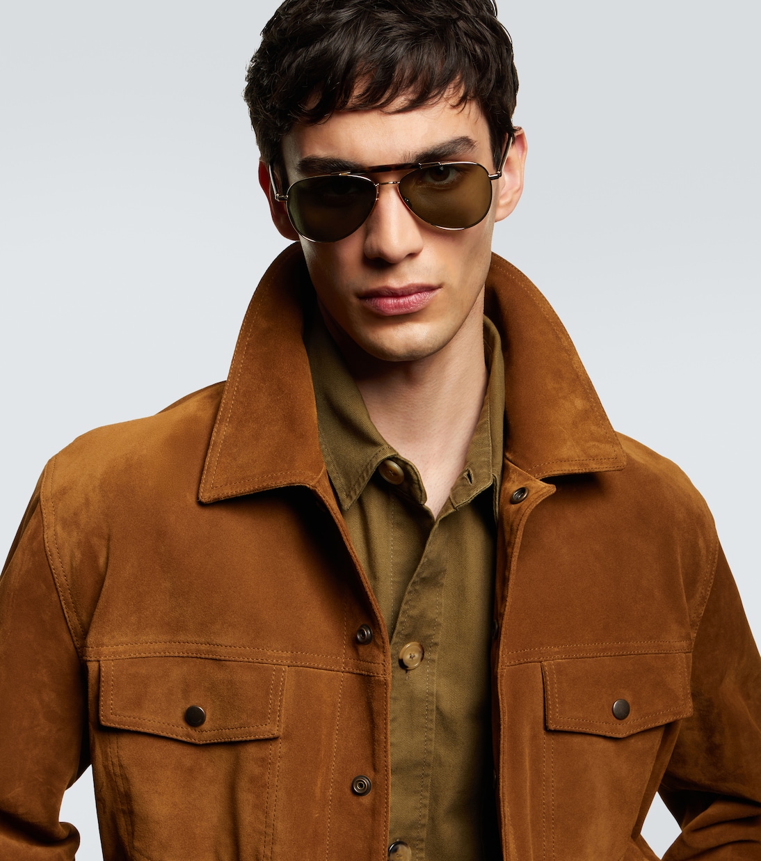 SL Logo aviator sunglasses | Saint Laurent