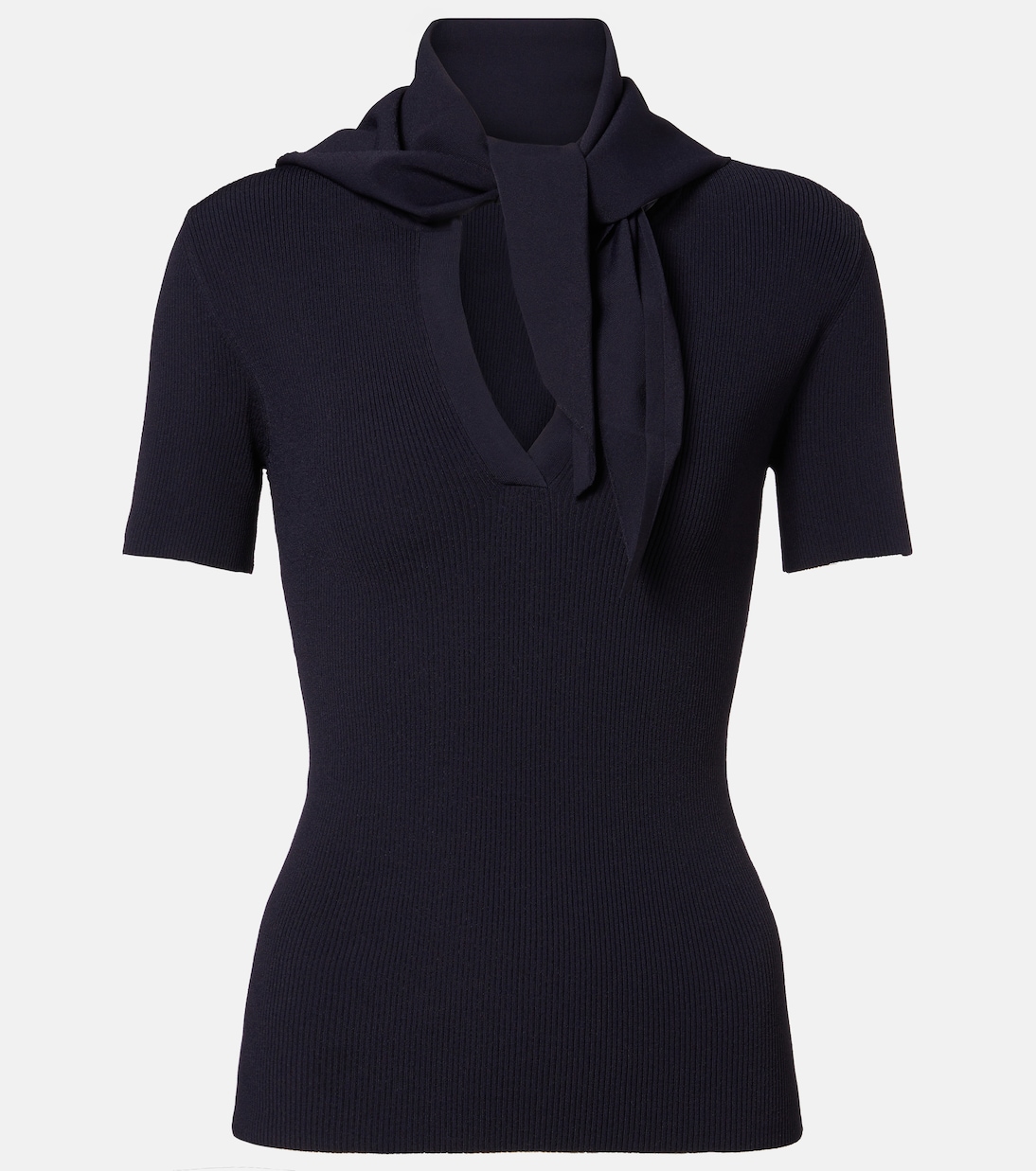 Scarf-detail knitted top | Max Mara